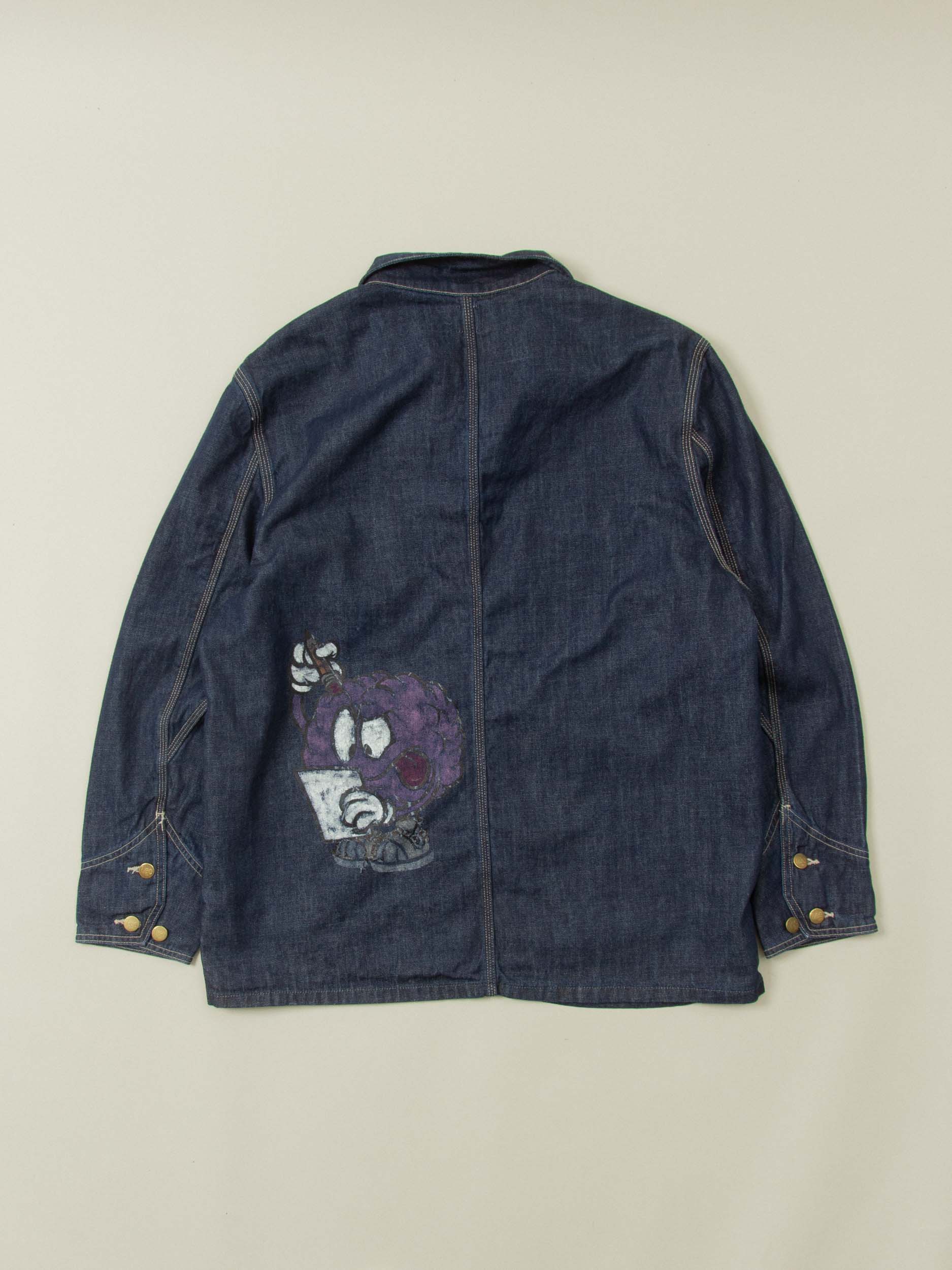 2000s Lee Collaboration Loco Chore Denim Jacket - Image 6