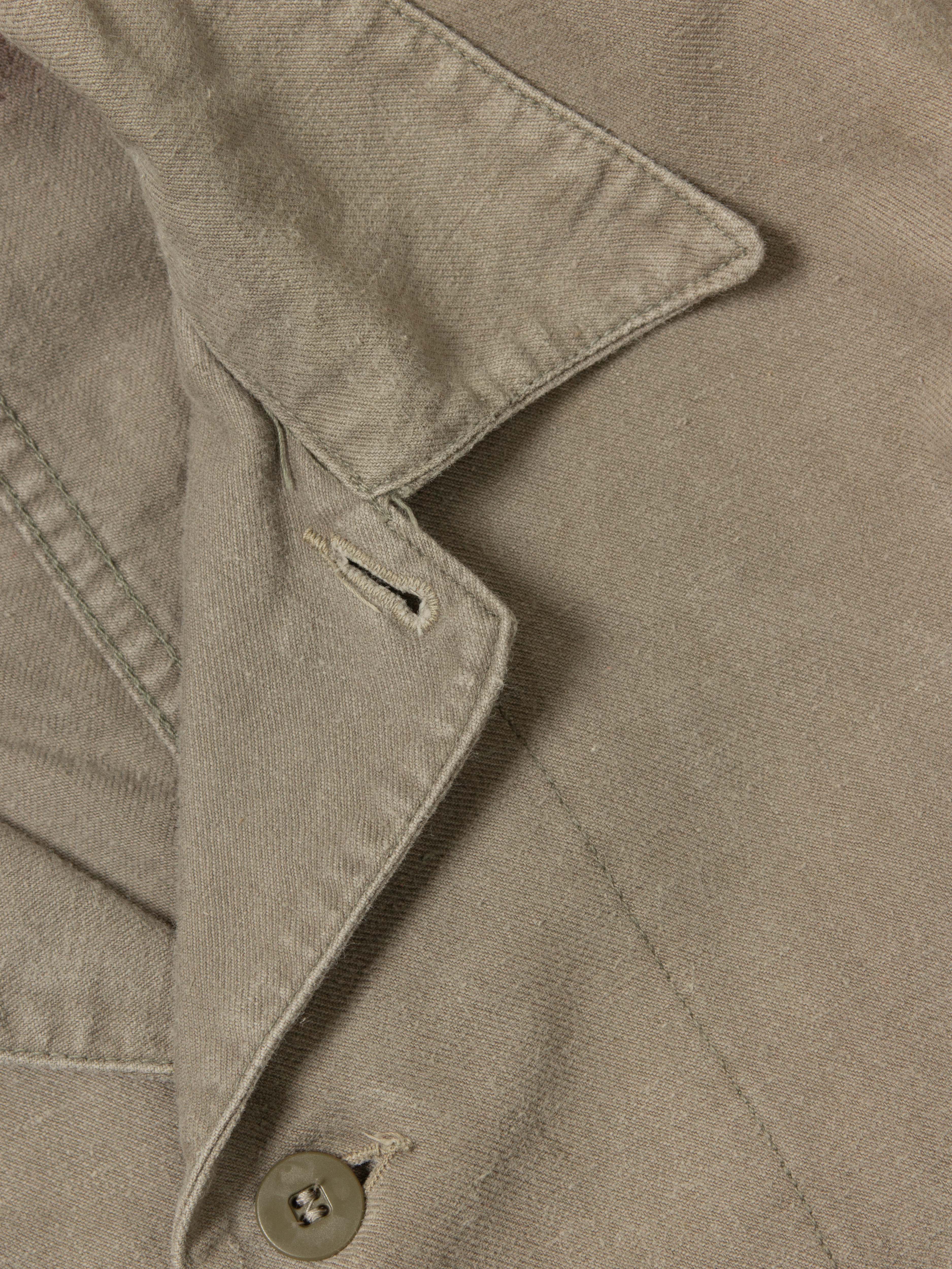 Vtg 1940s Swedish Army Chore Jacket - Image 6
