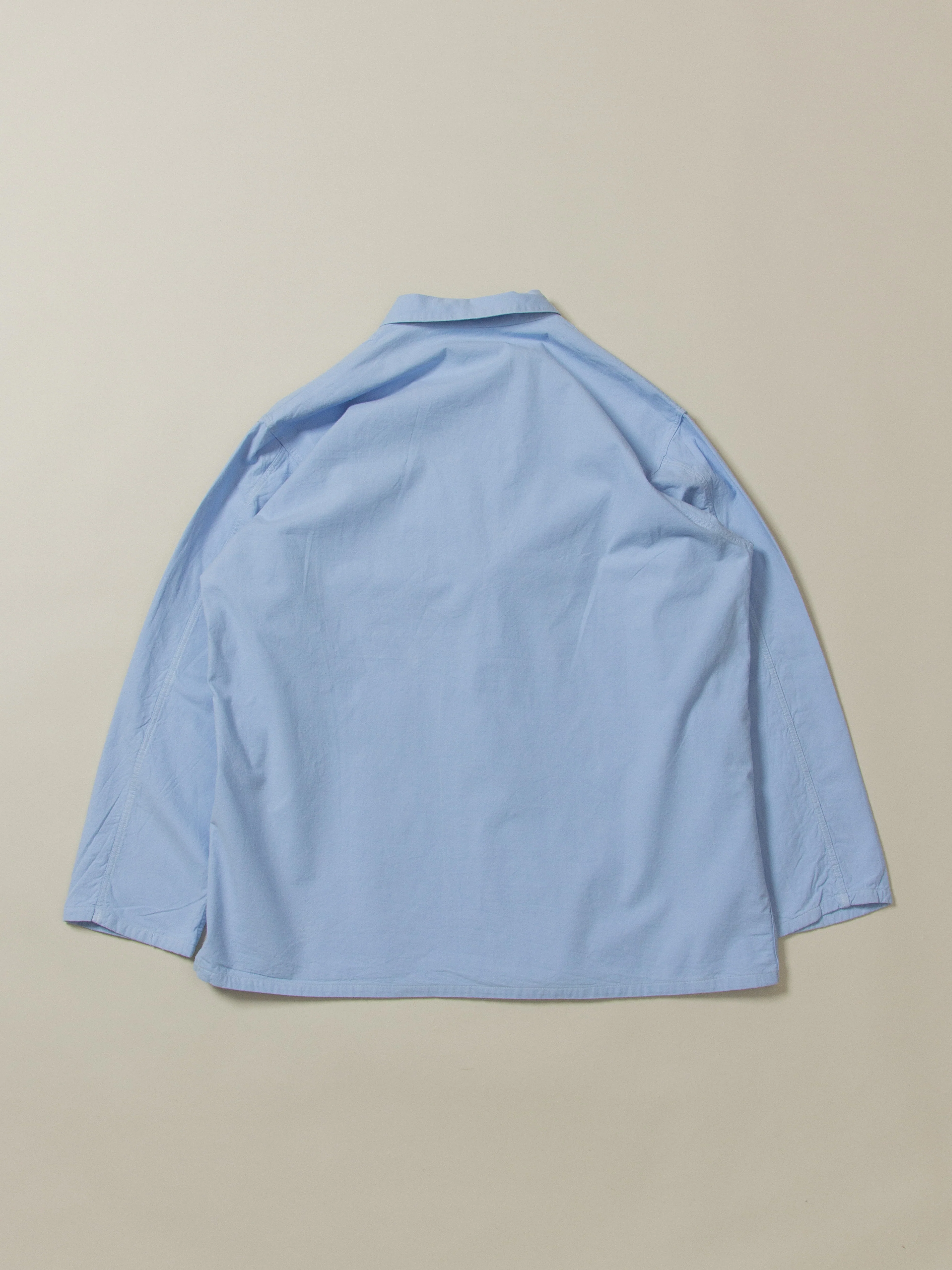 Deadstock 1950s French Army Camp Collar Shirt (M/L) - Image 7