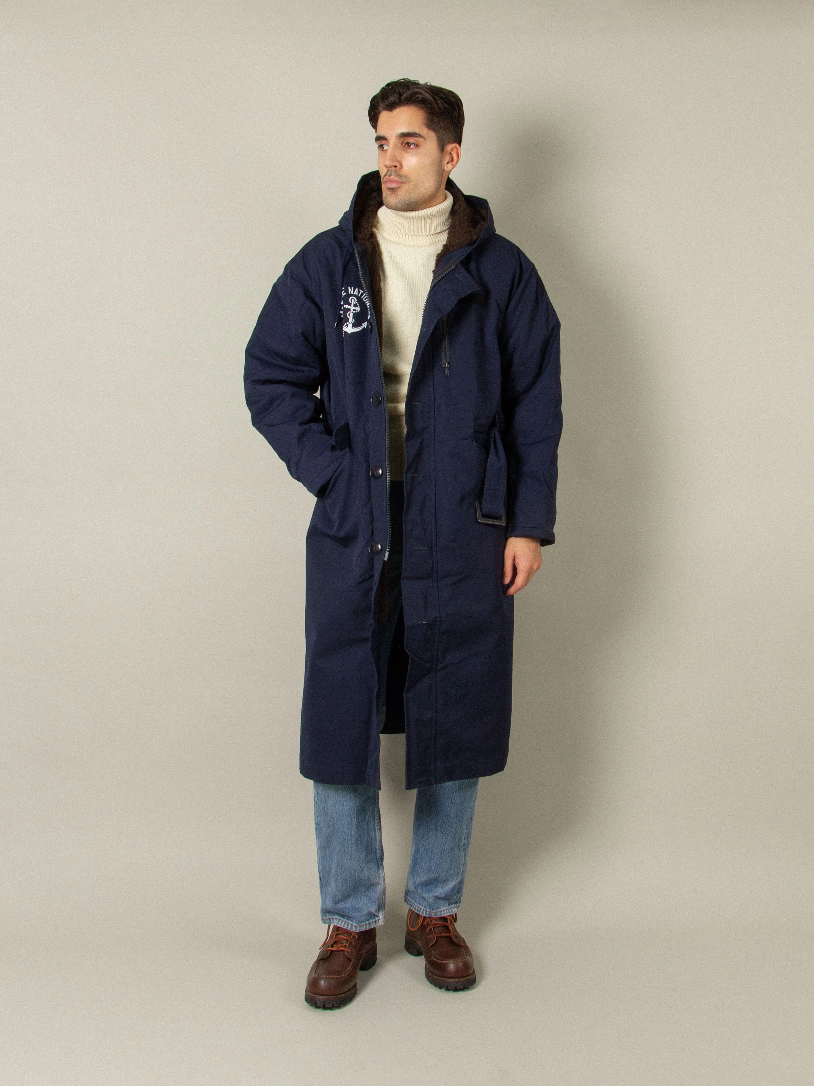 Deadstock 1980s Marine Nationale Deck Coat - Image 4