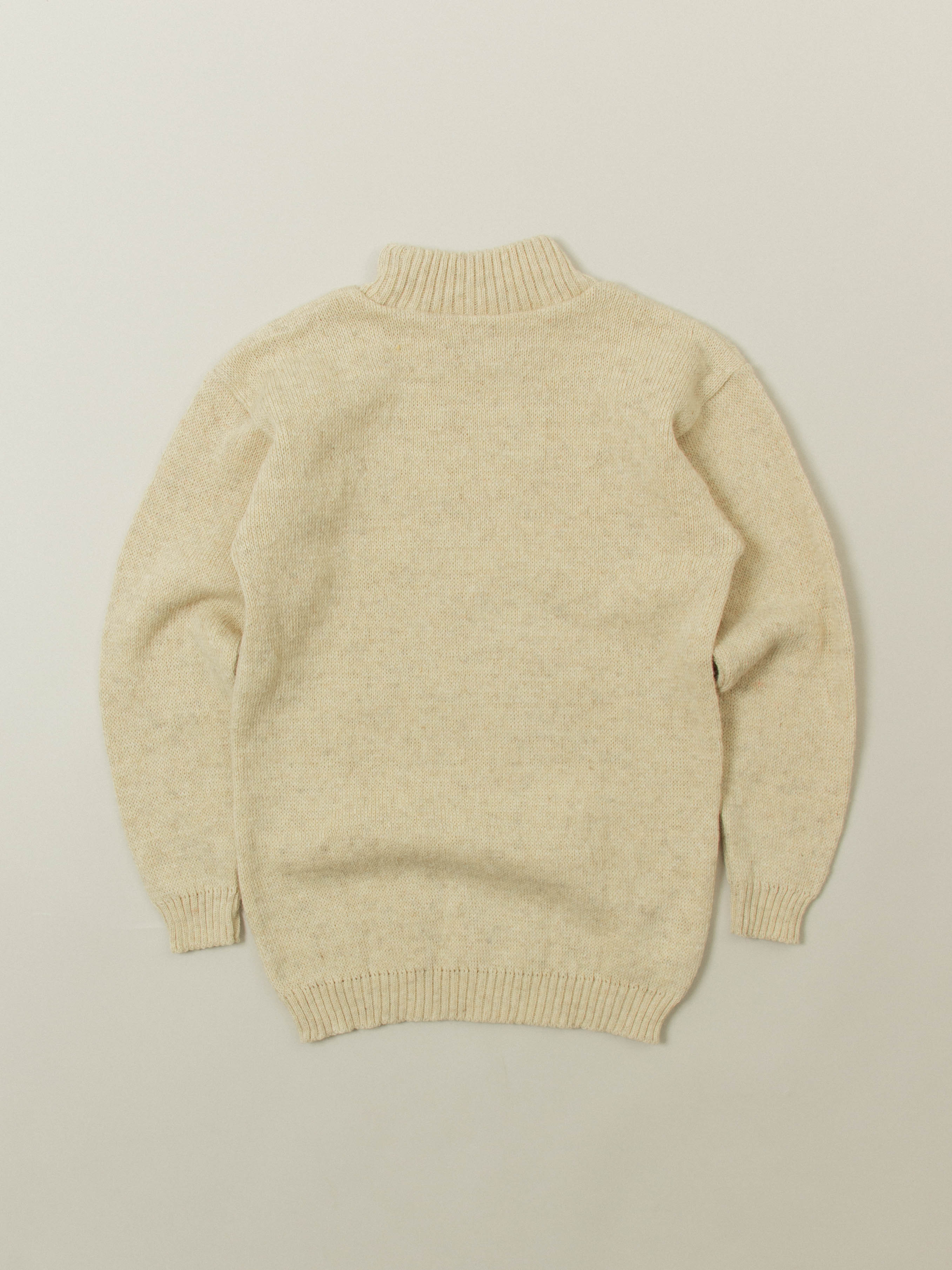 Deadstock 1980s Russian Army Turtleneck Wool Sweater - Image 10
