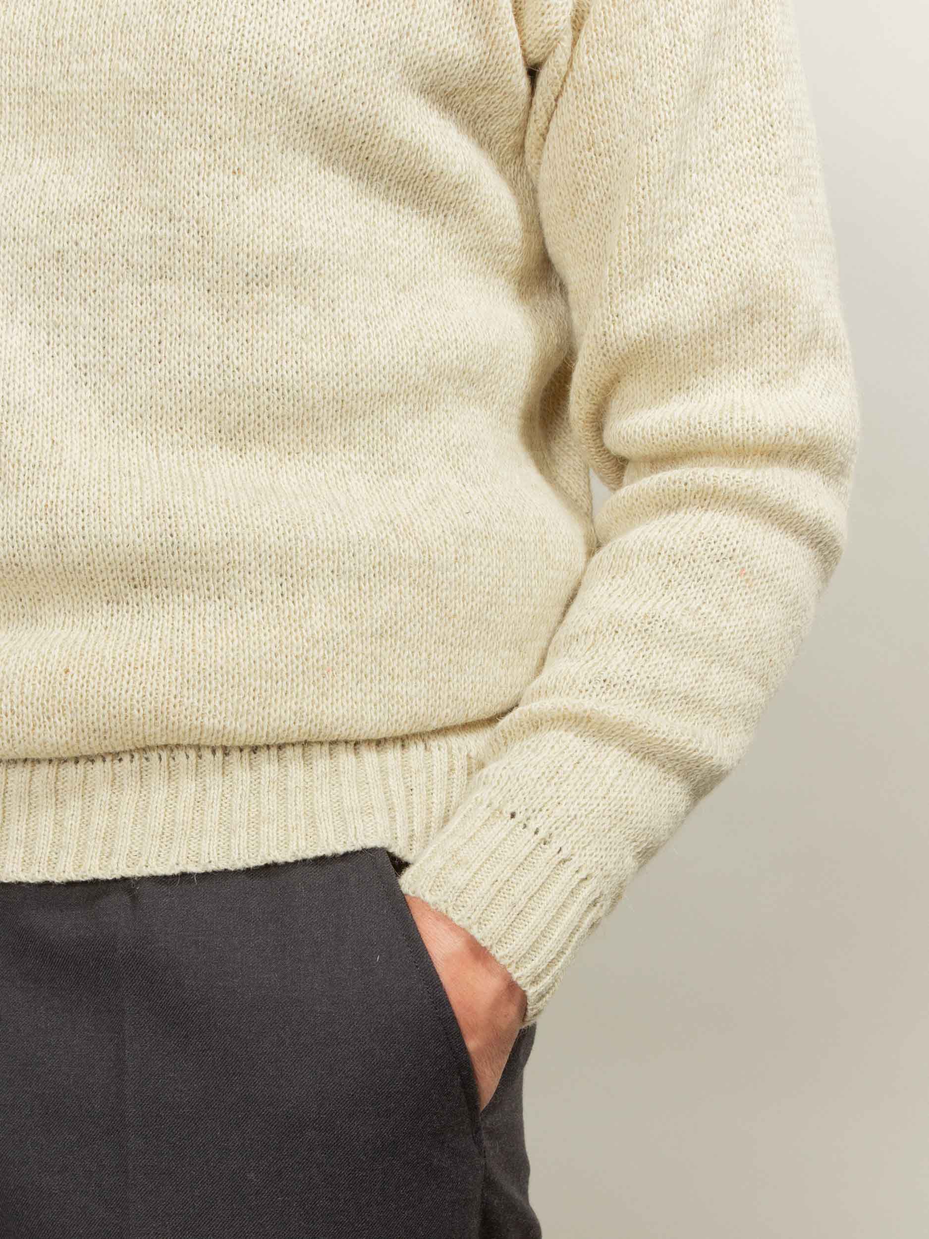 Deadstock 1980s Russian Army Turtleneck Wool Sweater - Image 5