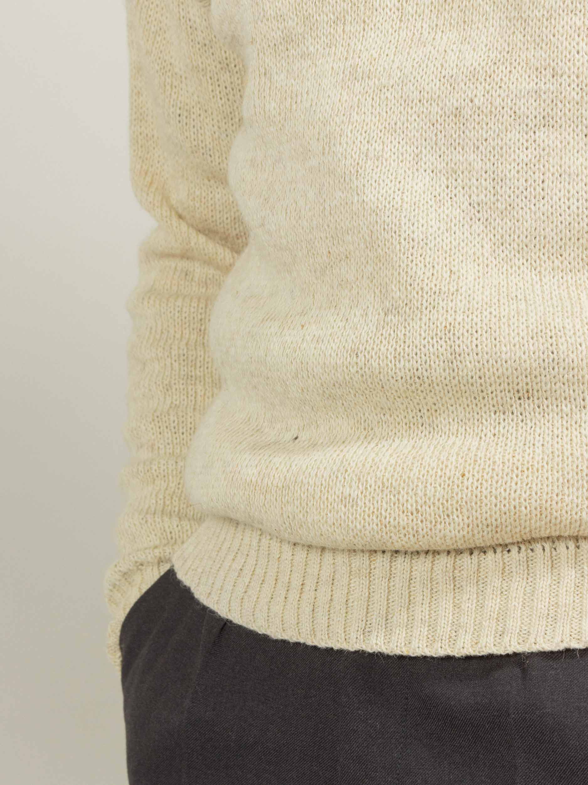 Deadstock 1980s Russian Army Turtleneck Wool Sweater - Image 6