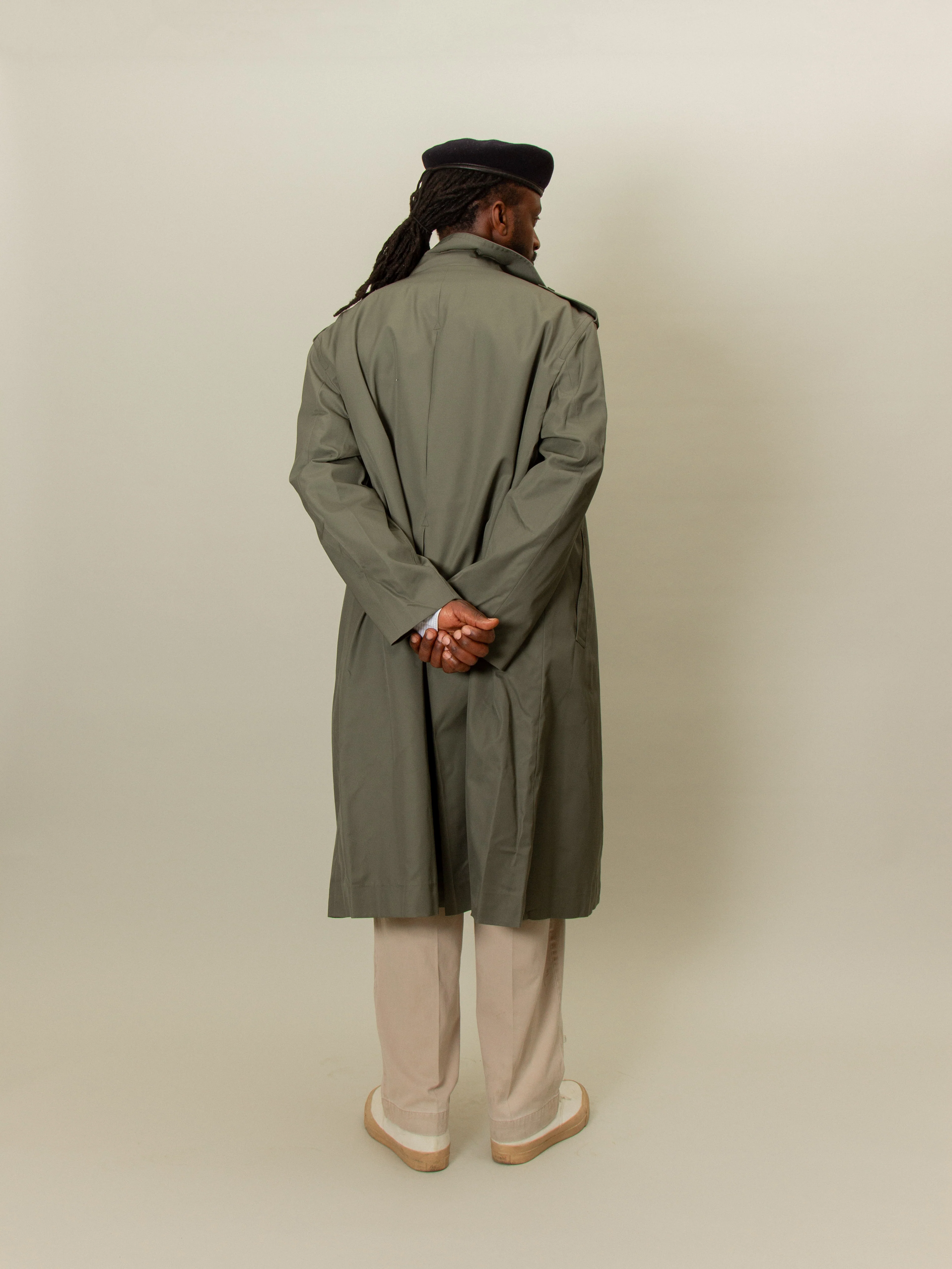 Deadstock 1990s French Army Trench Coat - Image 3