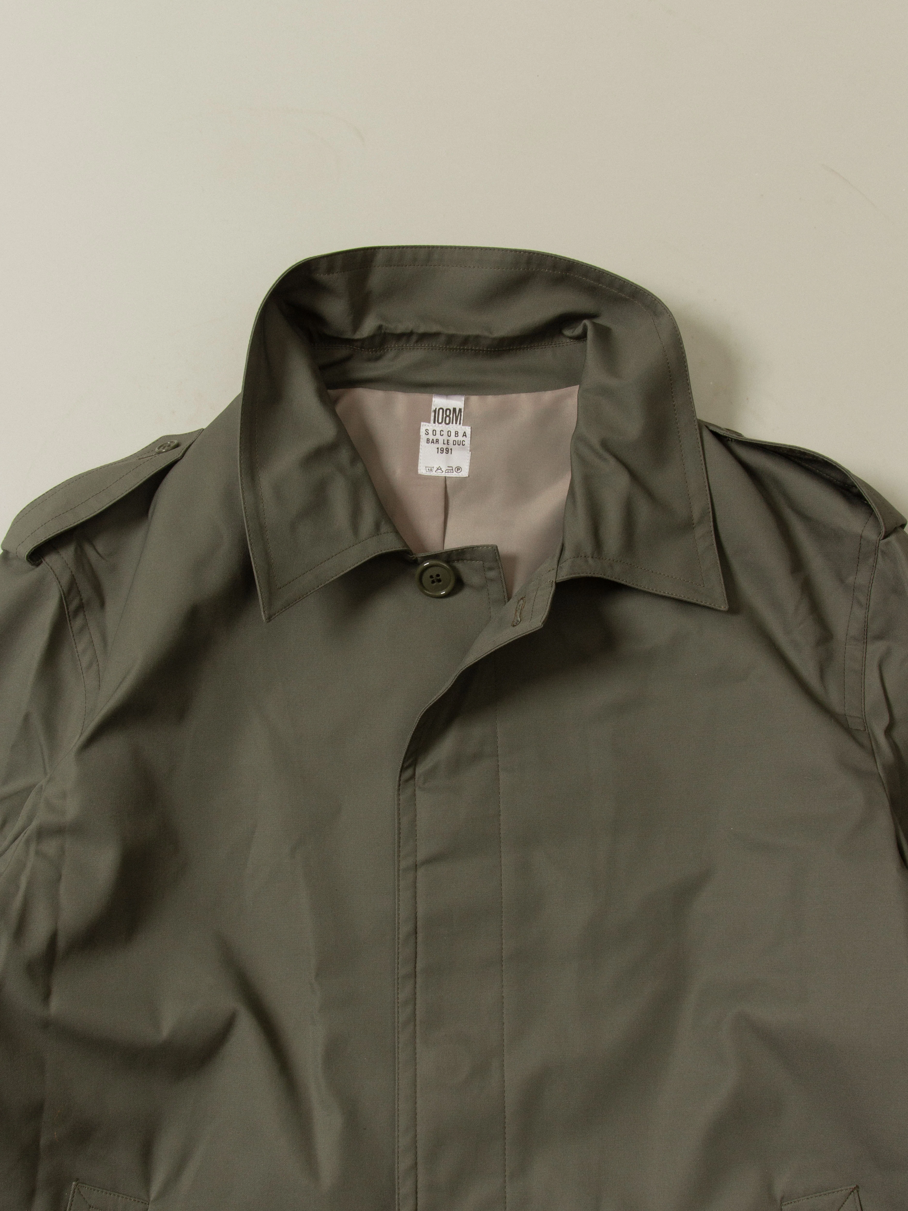 Deadstock 1990s French Army Trench Coat - Image 7