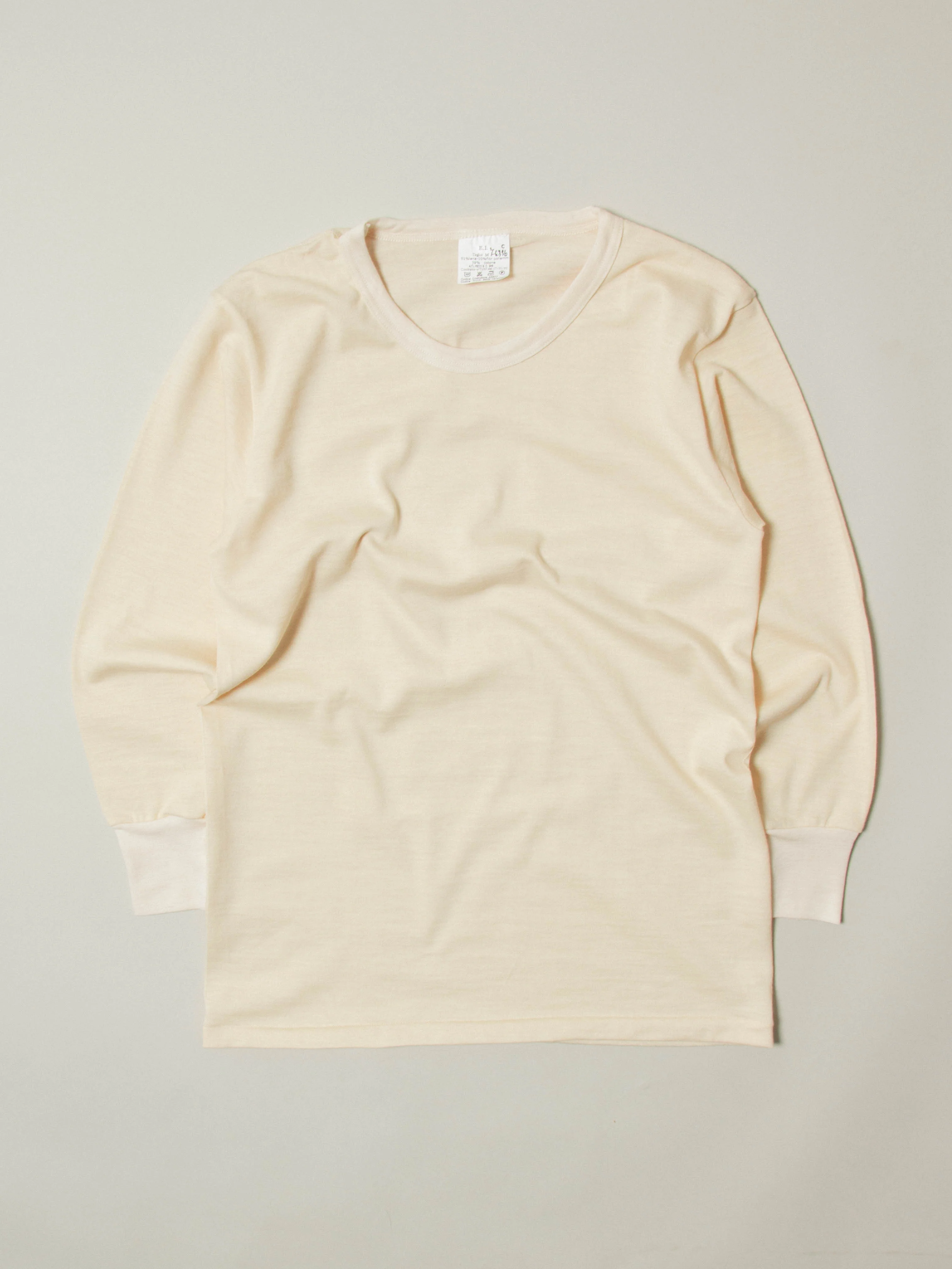 Deadstock 1990s Italian Army Undershirt - Image 2