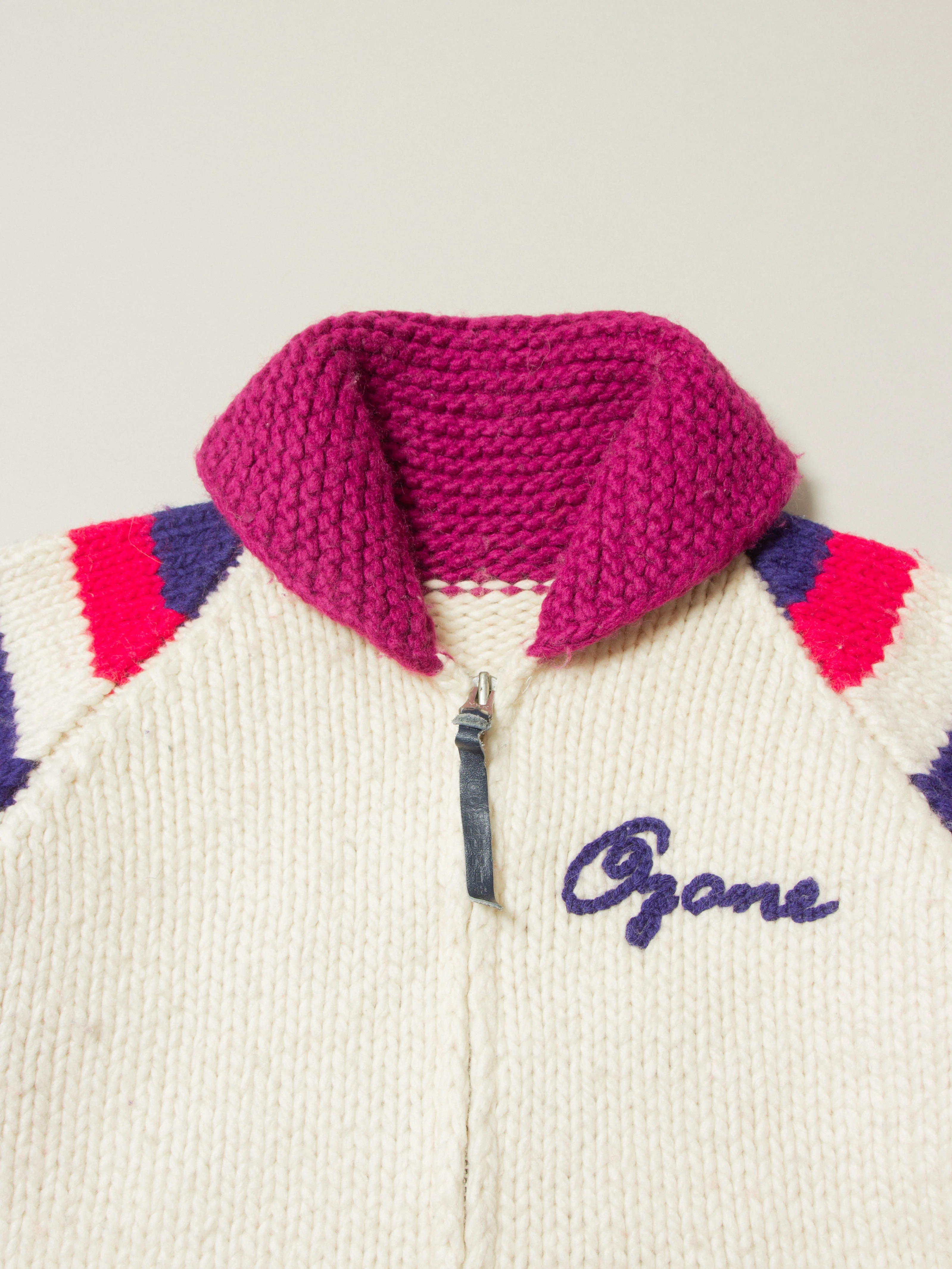 Heavy Cowichan Wool Raglan Sweater (S) - Image 3