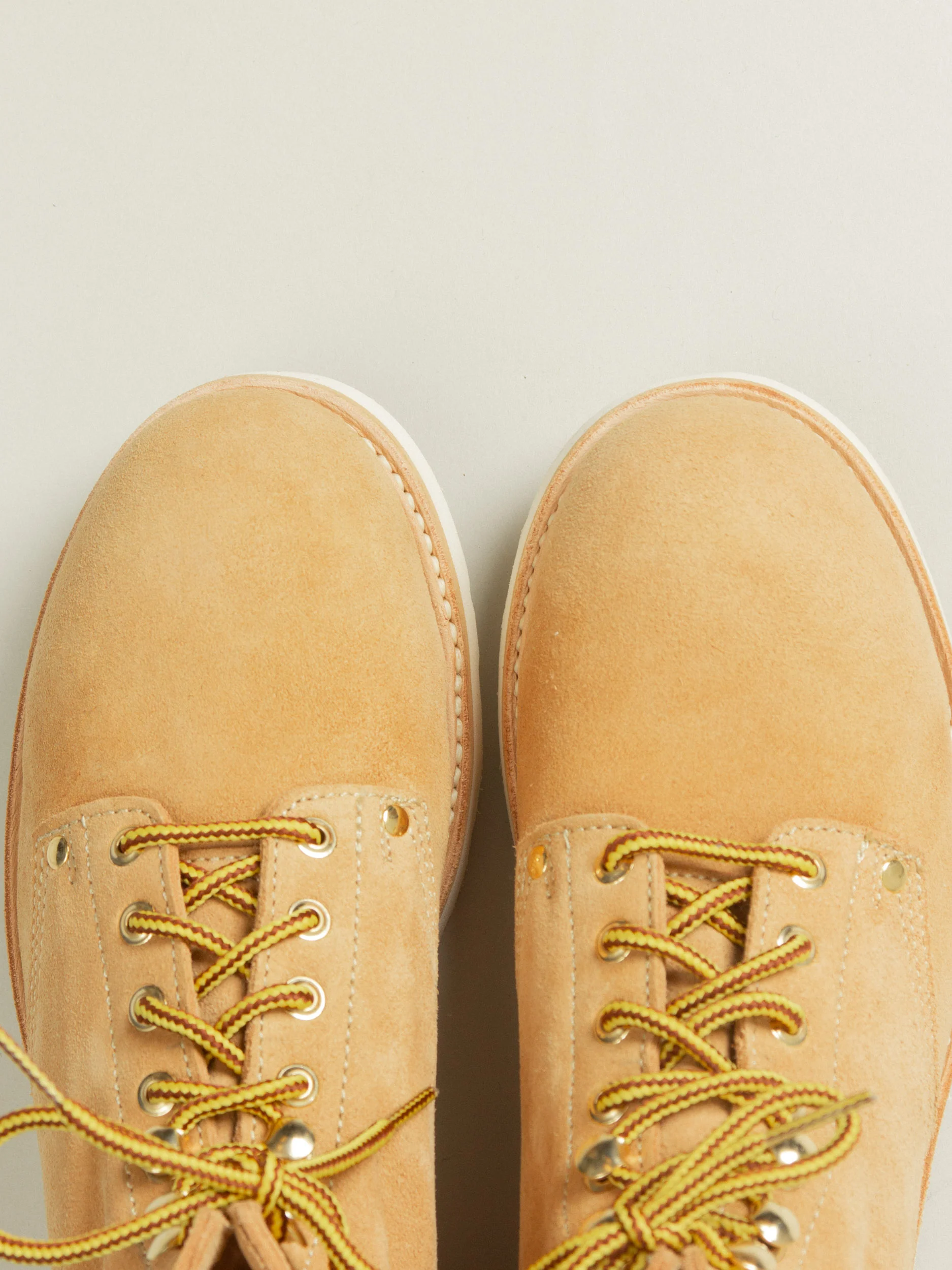 Mayura Beige Worker Boots Vibram - Image 3