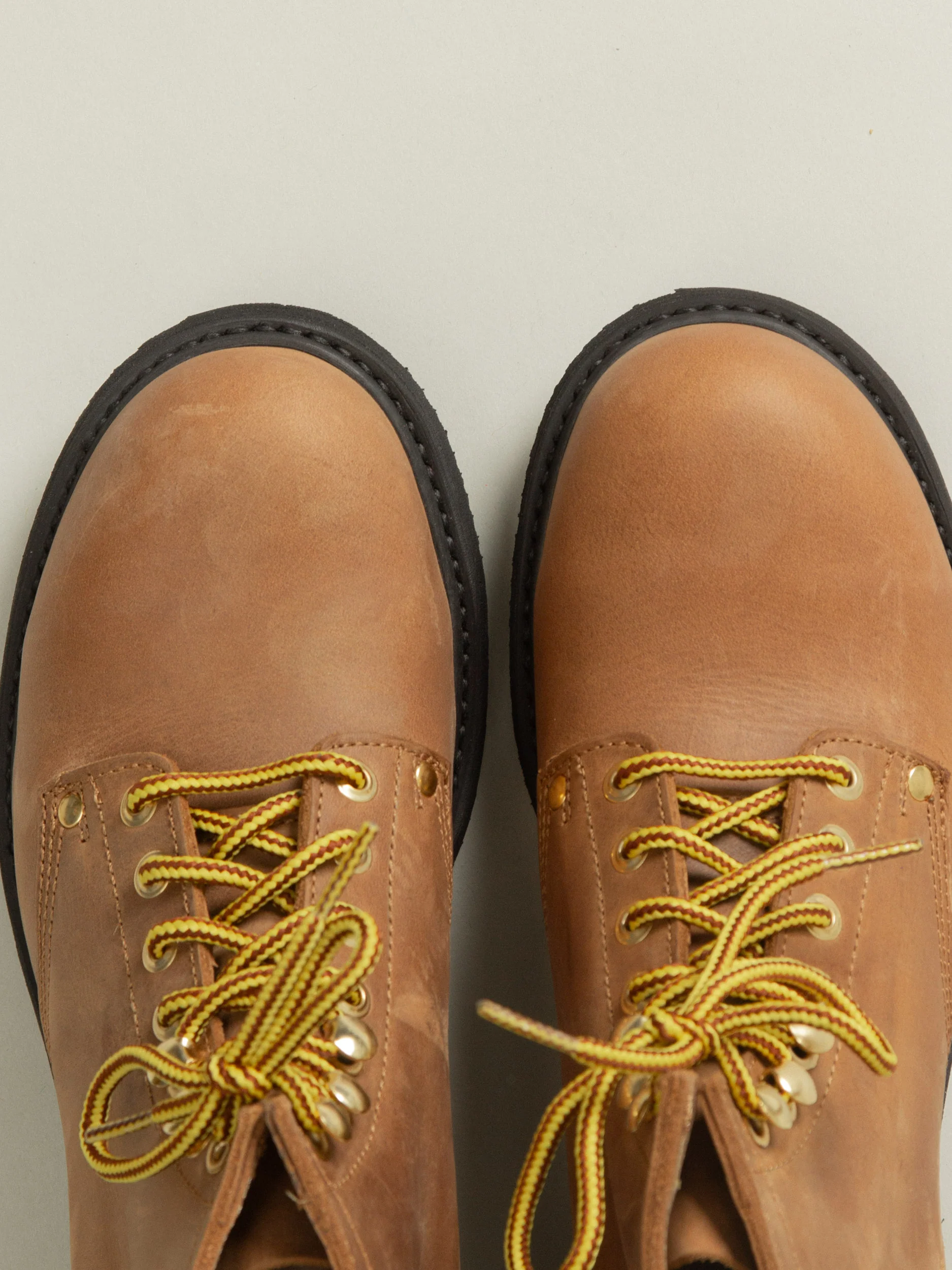 Mayura Brown Worker Boots - Image 5