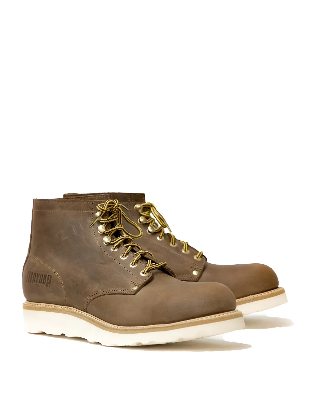 Mayura Brown Worker Boots Vibram - Image 4