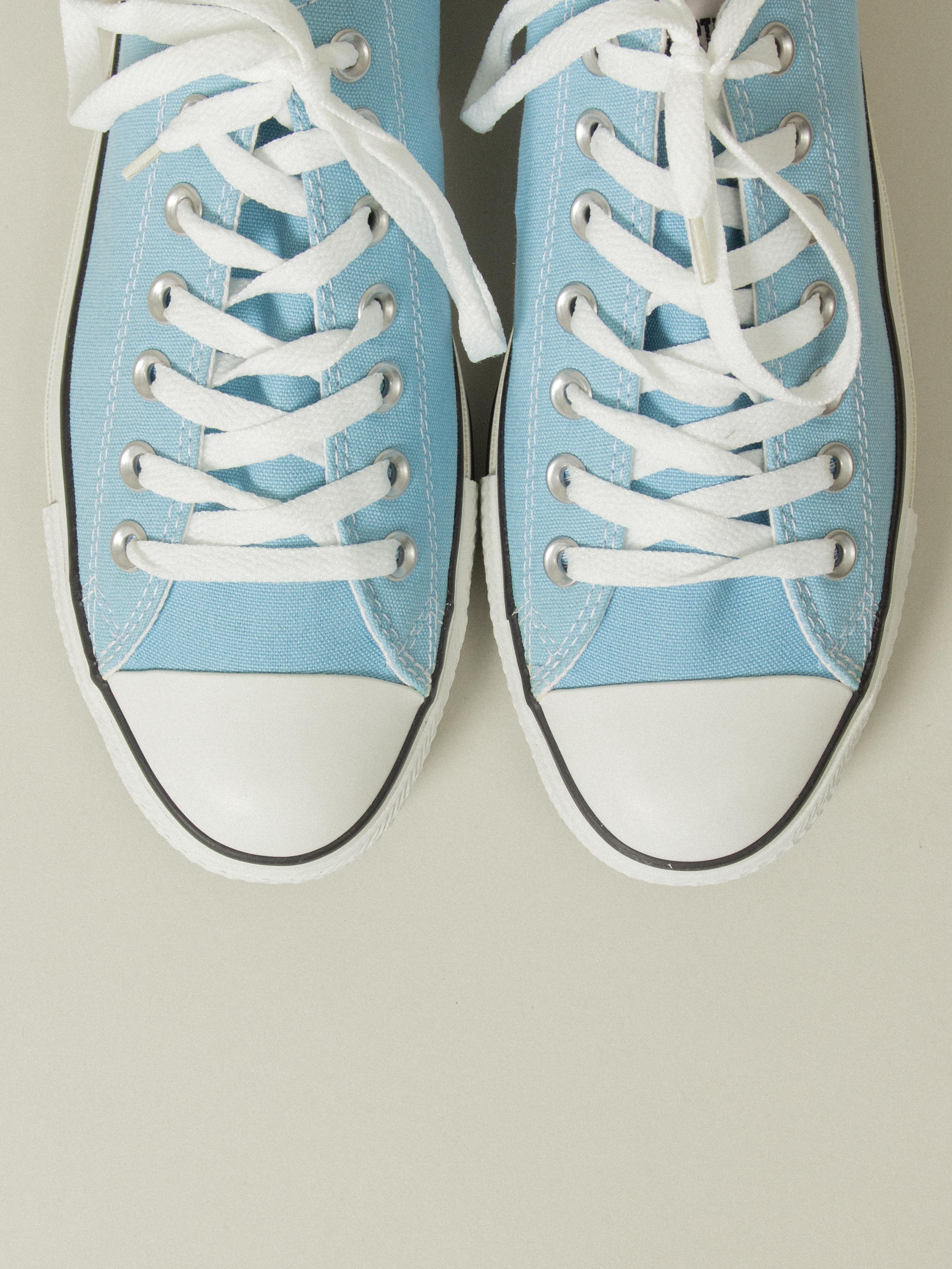 NOS Early 2000s Converse All Star Low-Top - Light Blue - Image 2