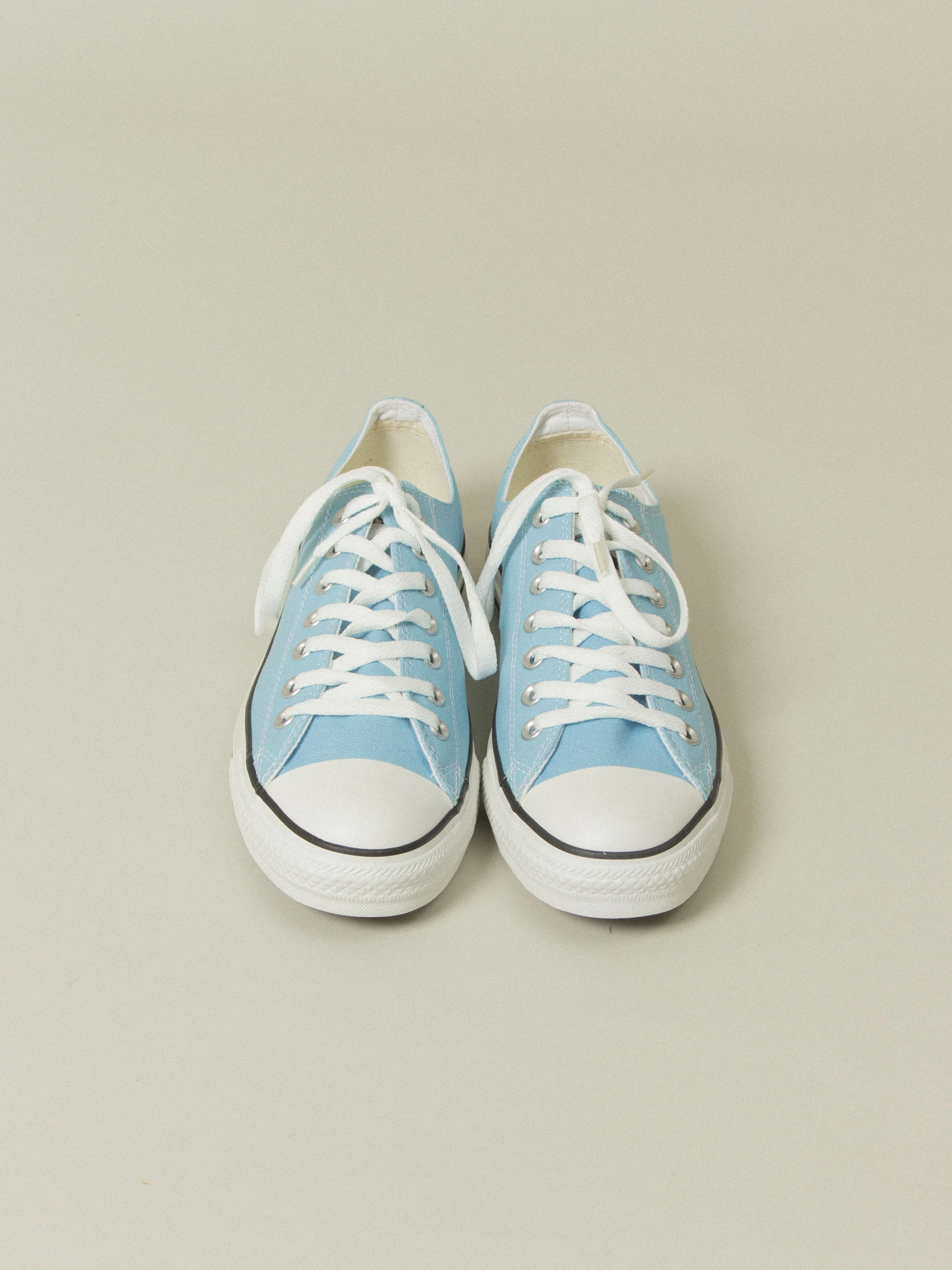 NOS Early 2000s Converse All Star Low-Top - Light Blue - Image 4