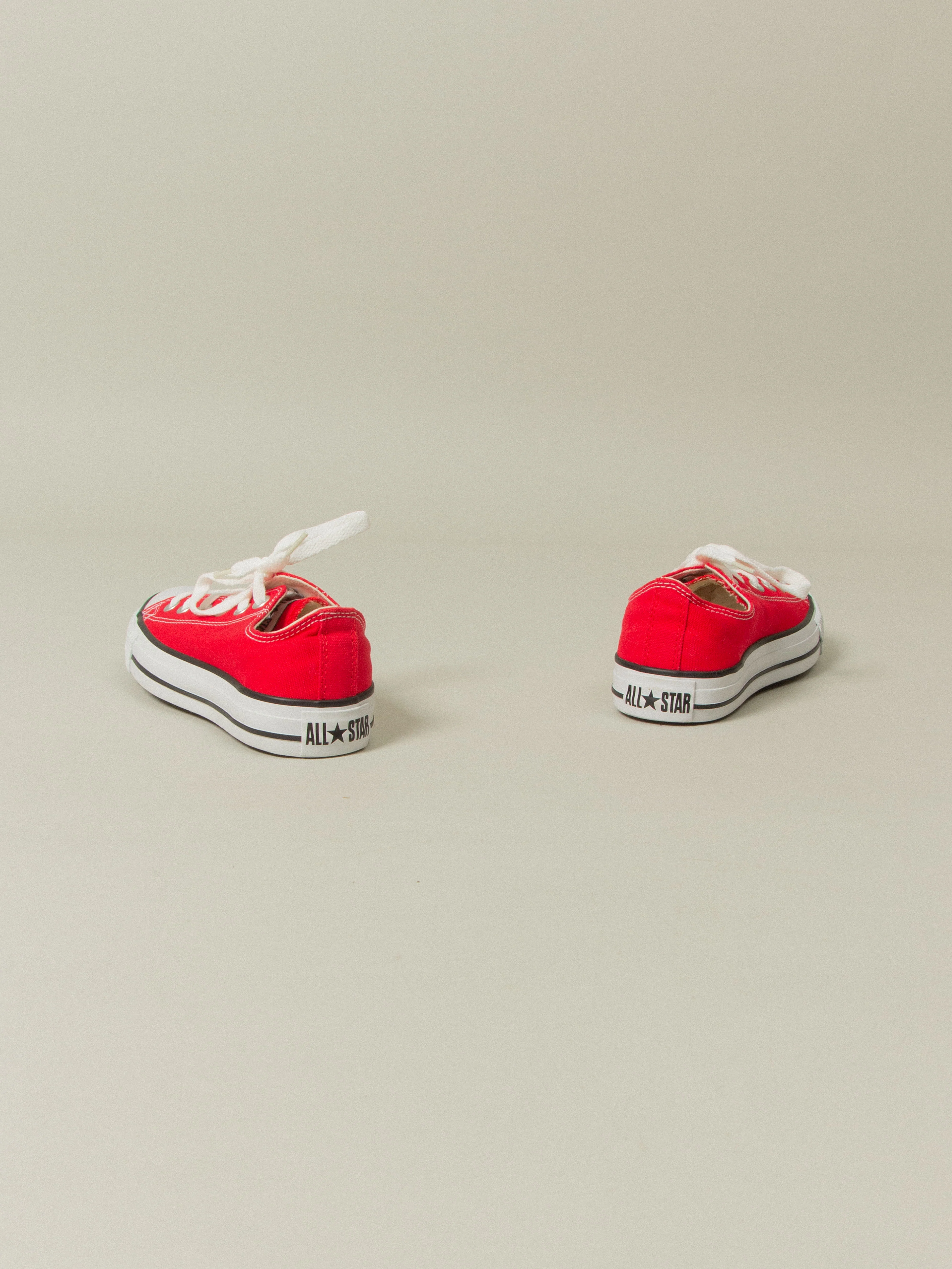 NOS Early 2000s Converse All Star Low-Top - Red - Image 2