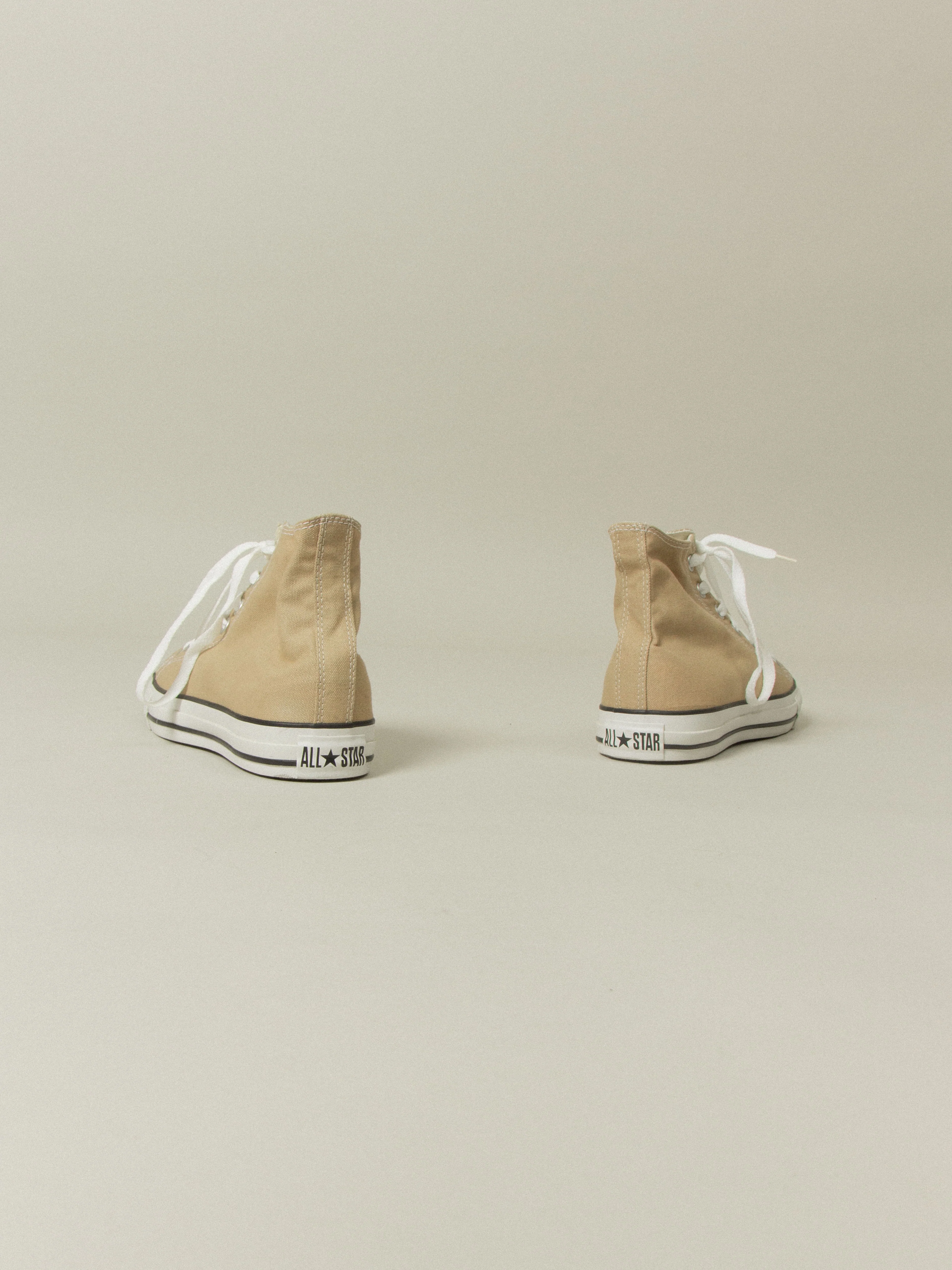 NOS Early 2000s Converse All Star - Taupe - Image 3