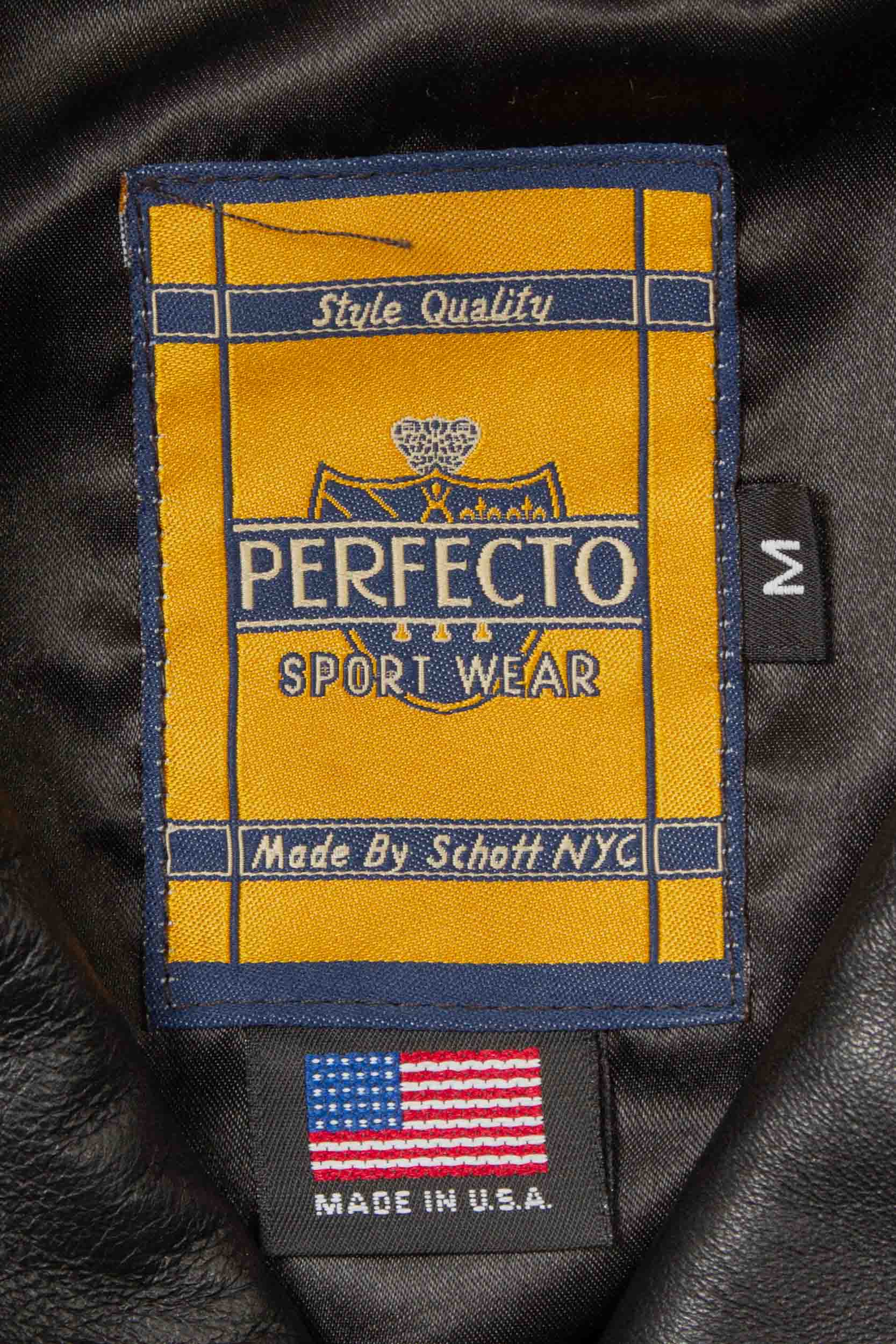 NOS Schott NYC 'One Star' Perfecto Leather Jacket (Women's M) - Image 4