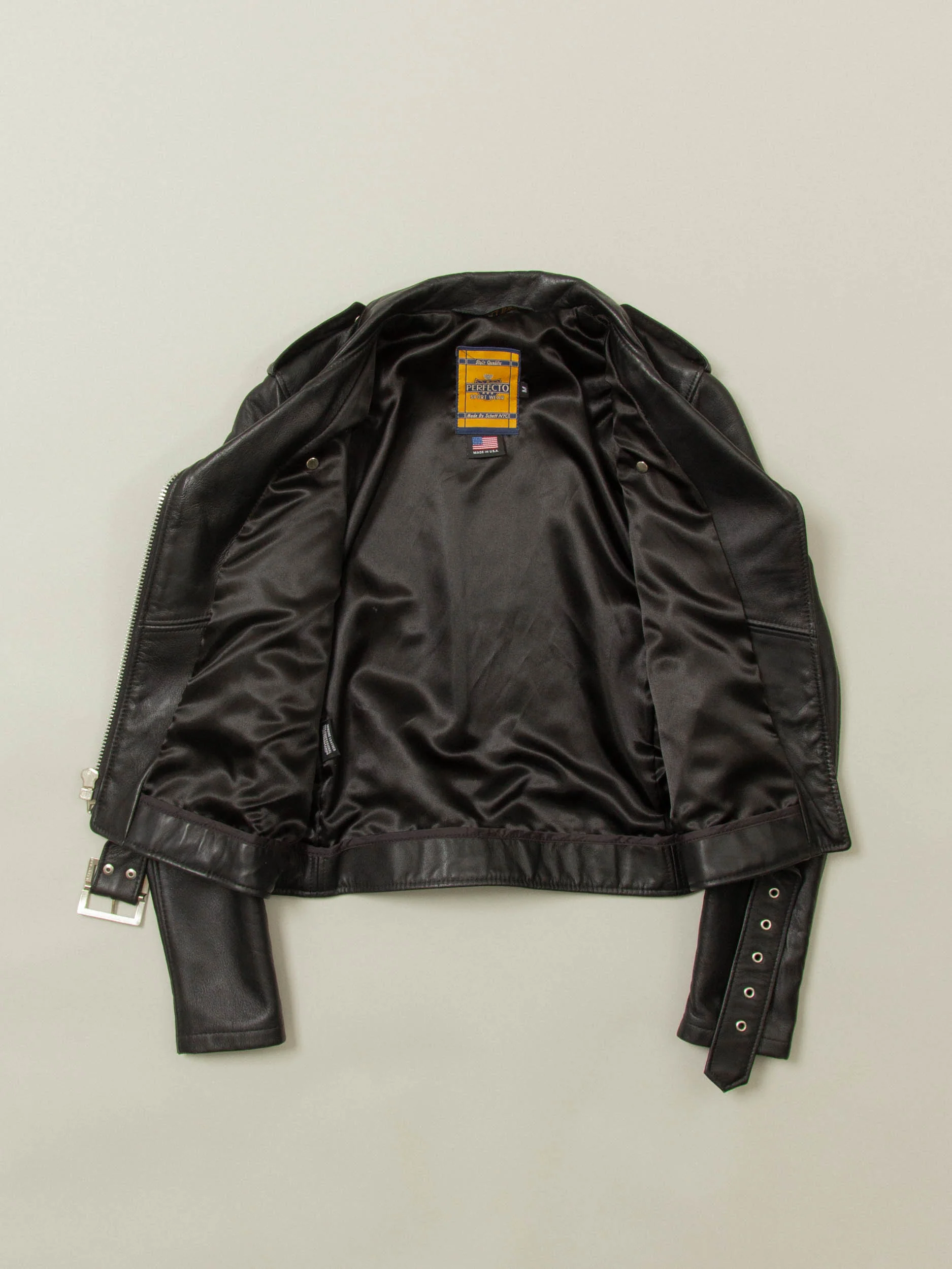 NOS Schott NYC 'One Star' Perfecto Leather Jacket (Women's M) - Image 6