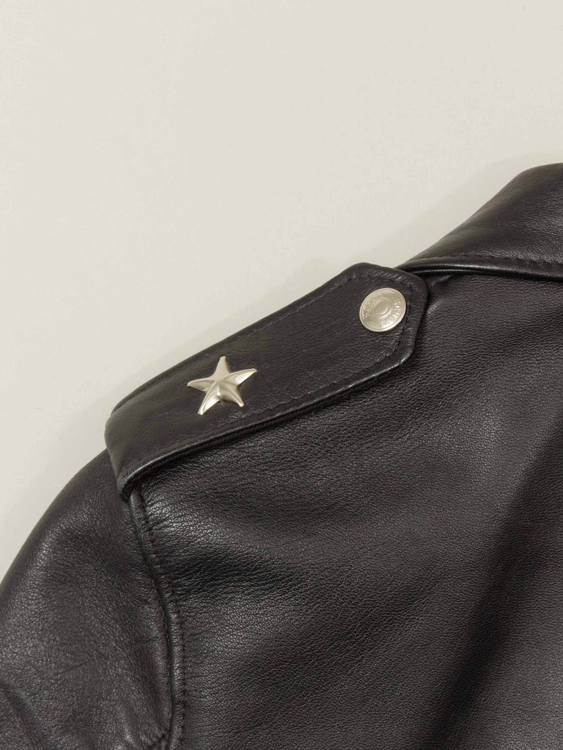 NOS Schott NYC 'One Star' Perfecto Leather Jacket (Women's M) - Image 8