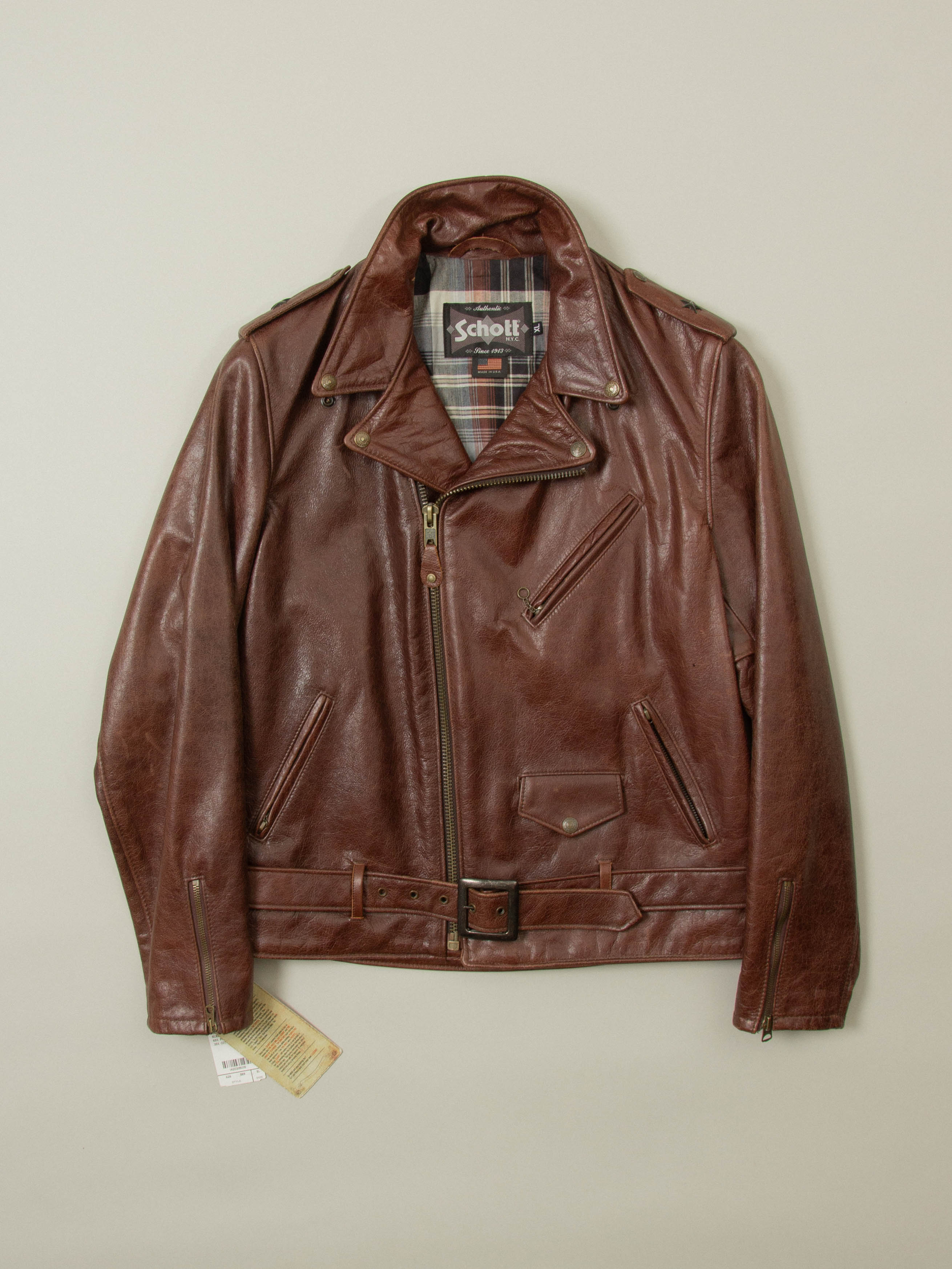 NOS Schott Perfecto 626 Leather Jacket - Made in USA (XL)