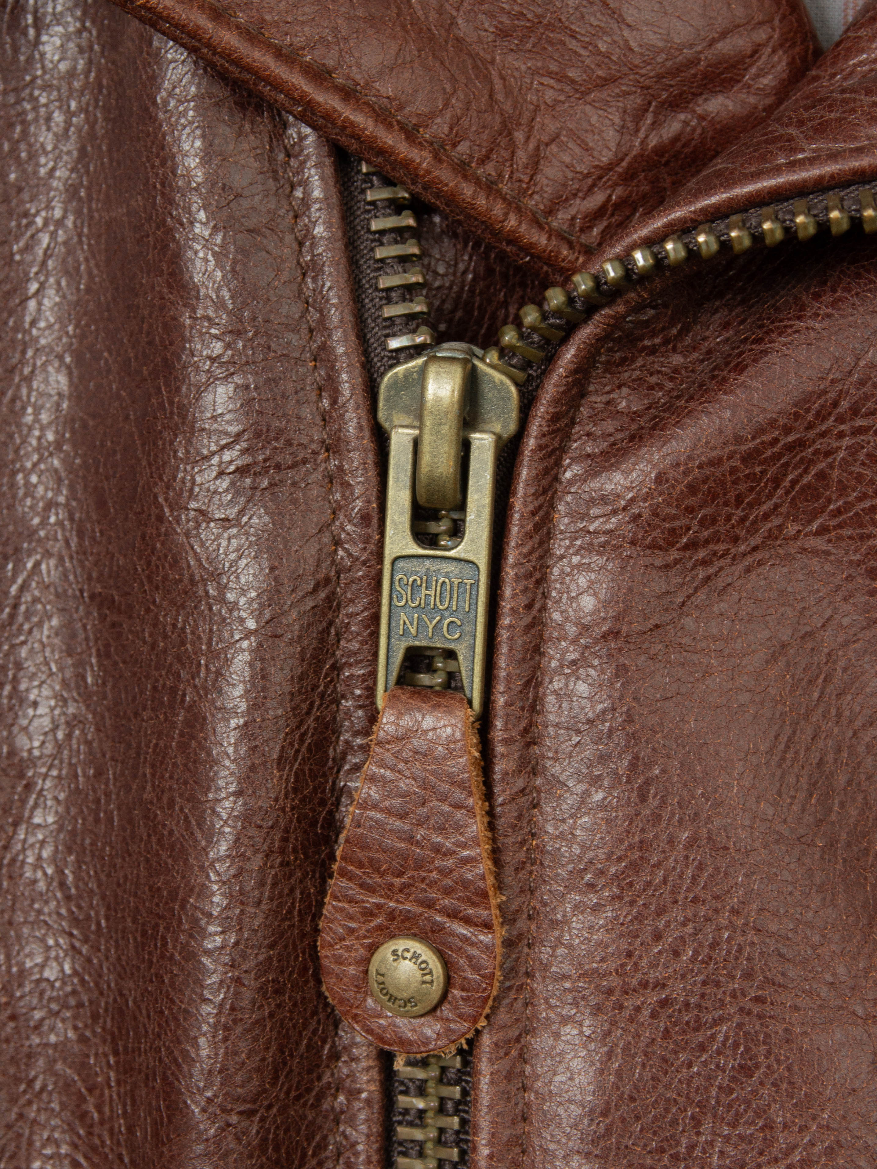 NOS Schott Perfecto 626 Leather Jacket - Made in USA (XL) - Image 4