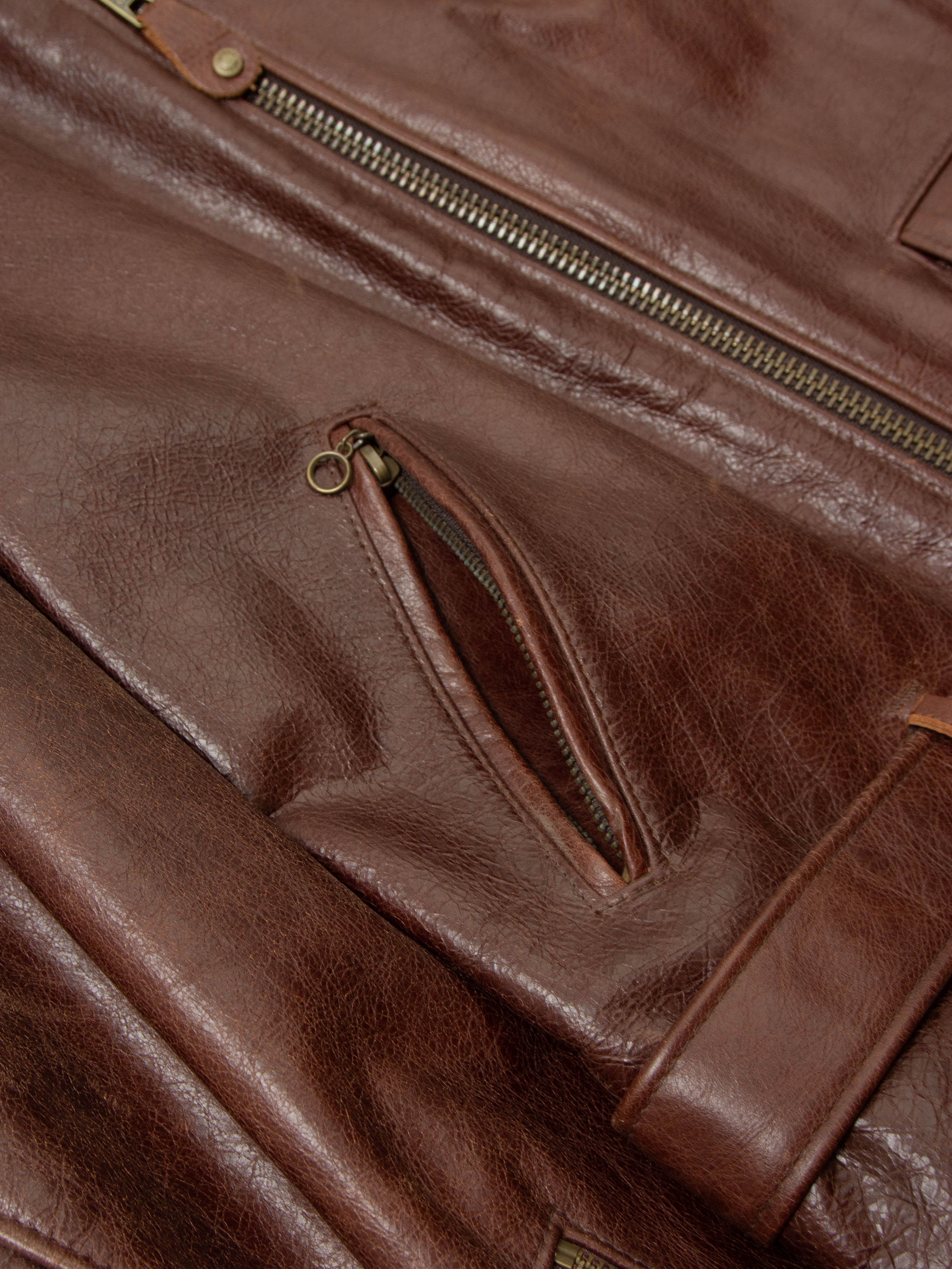 NOS Schott Perfecto 626 Leather Jacket - Made in USA (XL) - Image 5