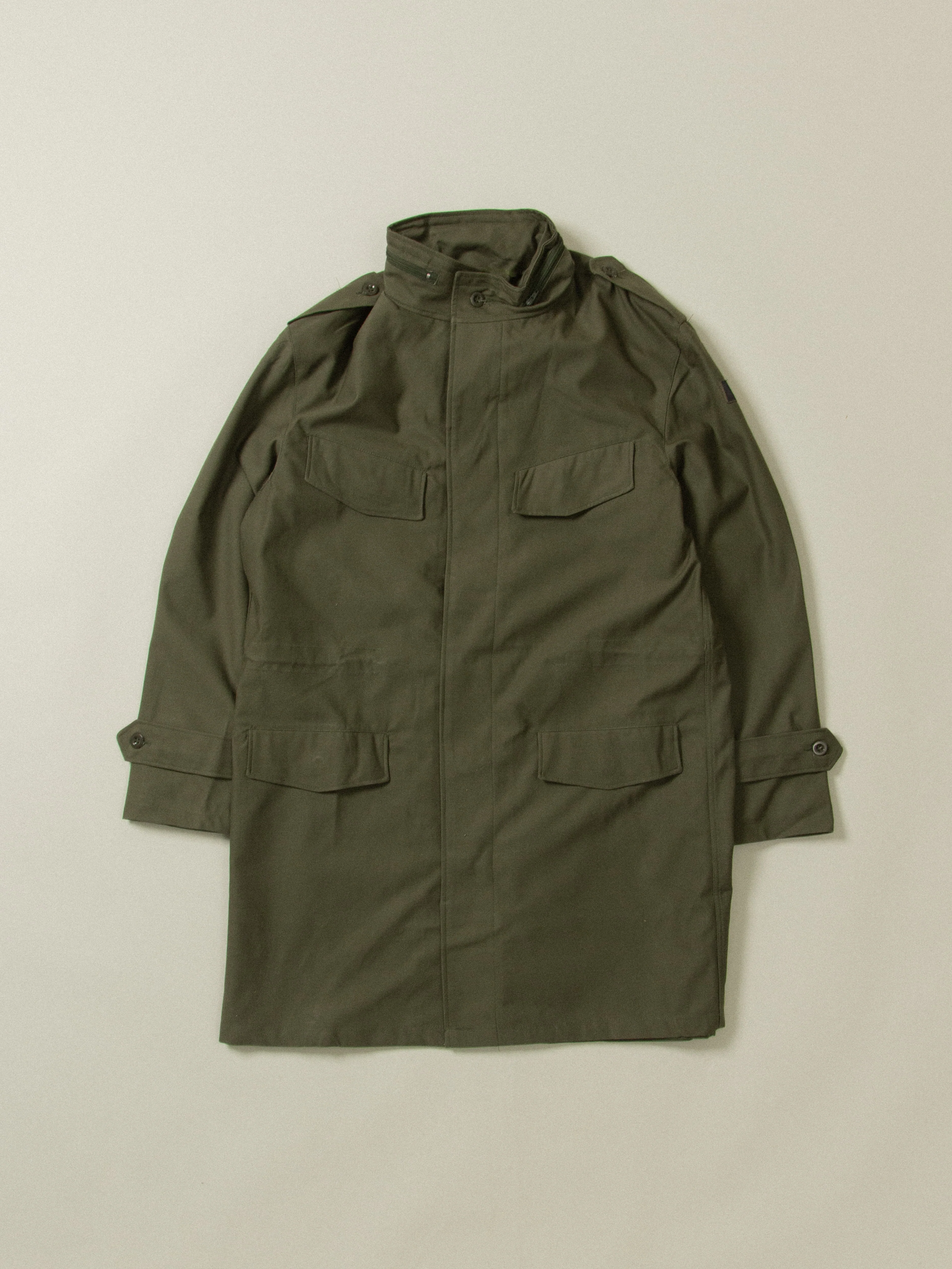 Vtg 1980s New Old Stock Belgian Army M89 Parka