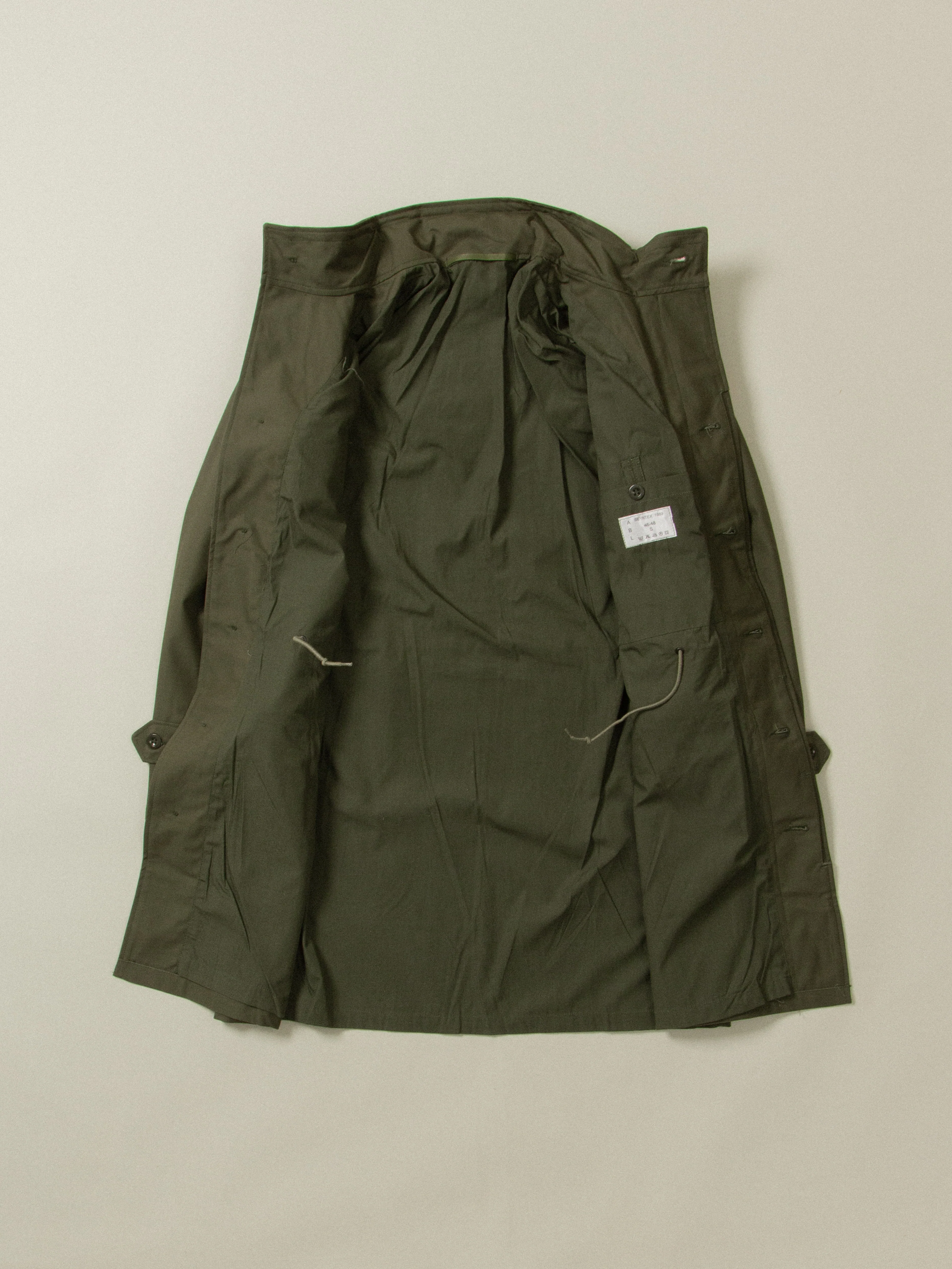 Vtg 1980s New Old Stock Belgian Army M89 Parka - Image 2