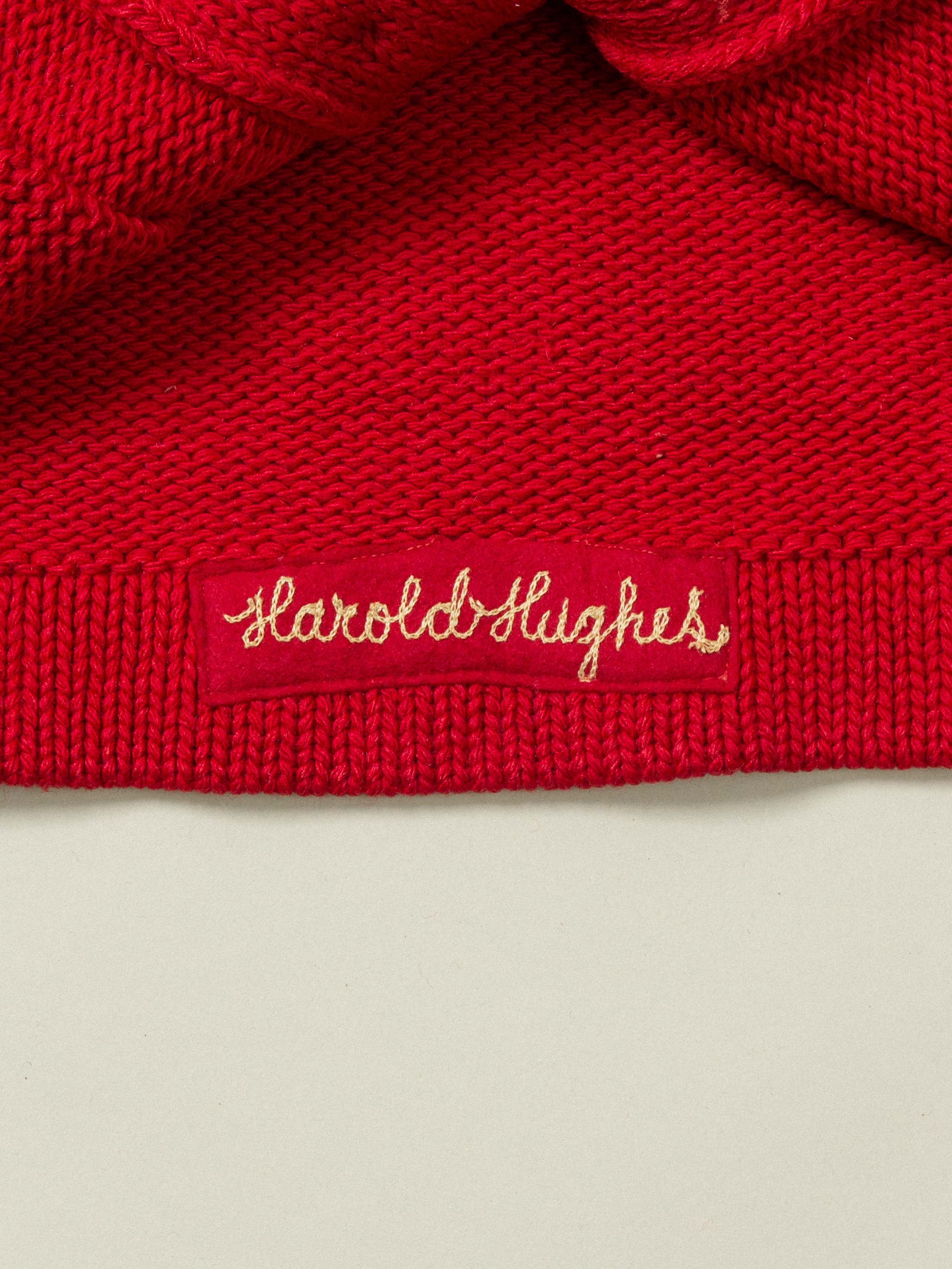 Vtg 1940s Letterman Wool Knit Cardigan (S) - Image 3