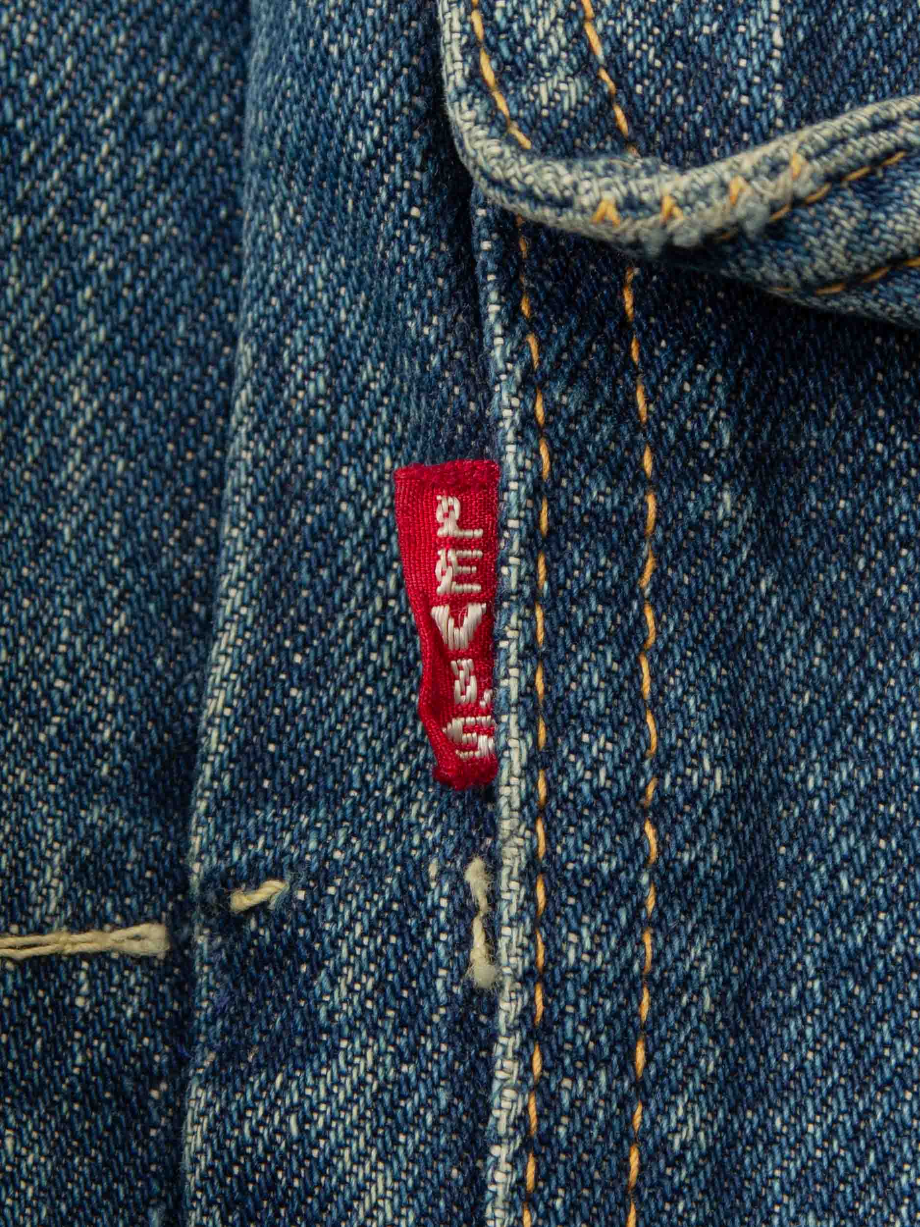 Vtg 1940s Levi's 506XX Type 1 Big E Denim Jacket (XS/S) - Image 4