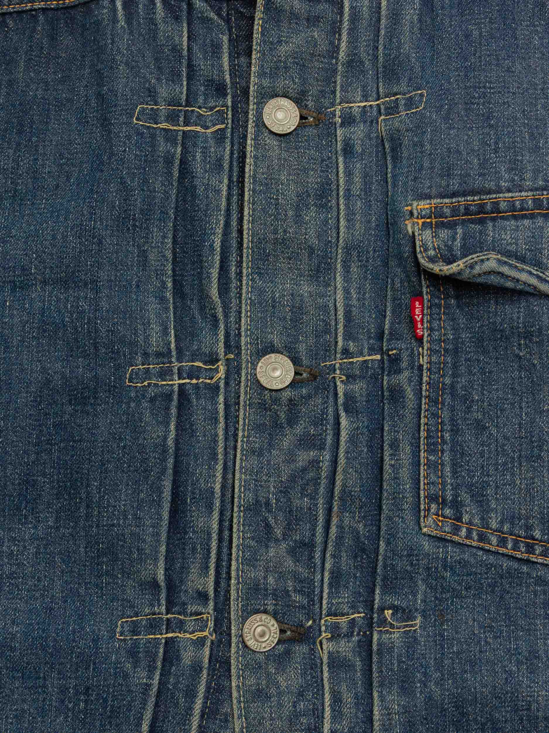 Vtg 1940s Levi's 506XX Type 1 Big E Denim Jacket (XS/S) - Image 5