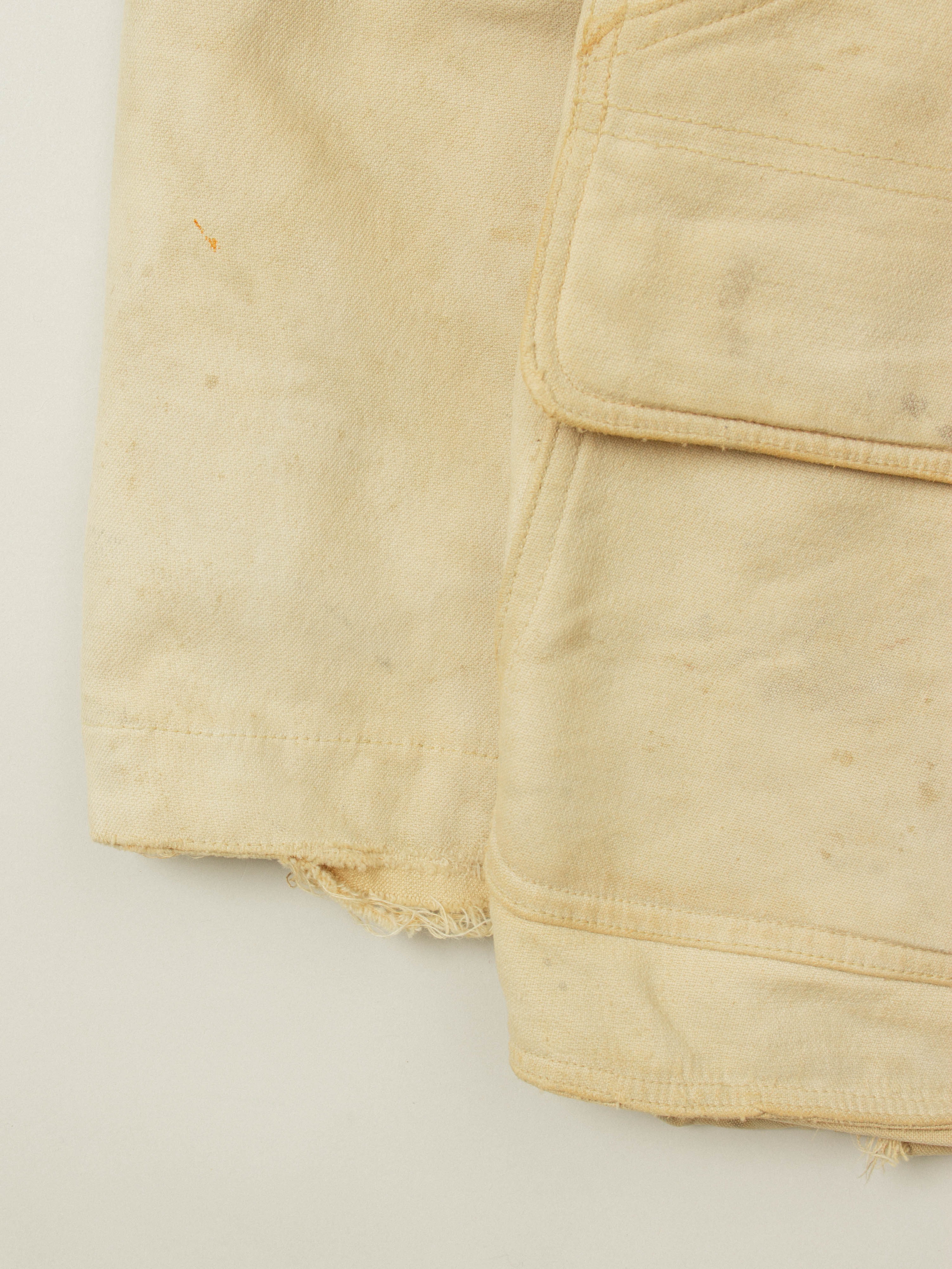 Vtg 1940s Western Field Moleskin Hunting Jacket (M) - Image 3