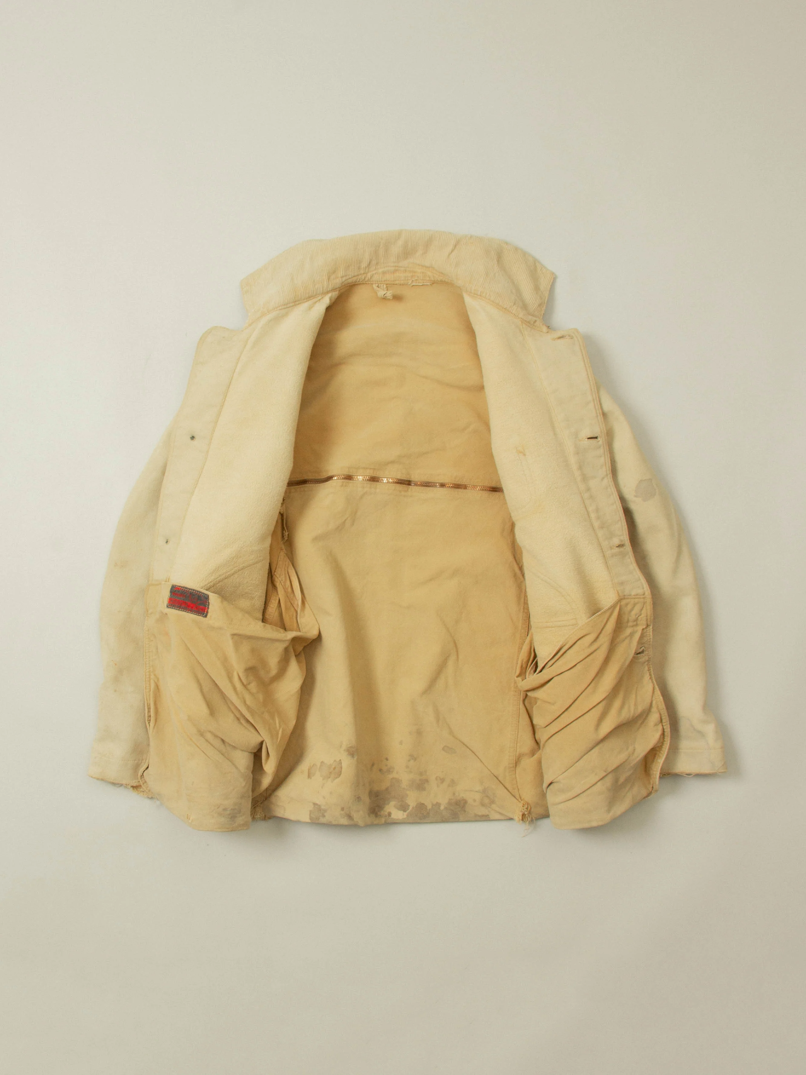 Vtg 1940s Western Field Moleskin Hunting Jacket (M) - Image 5