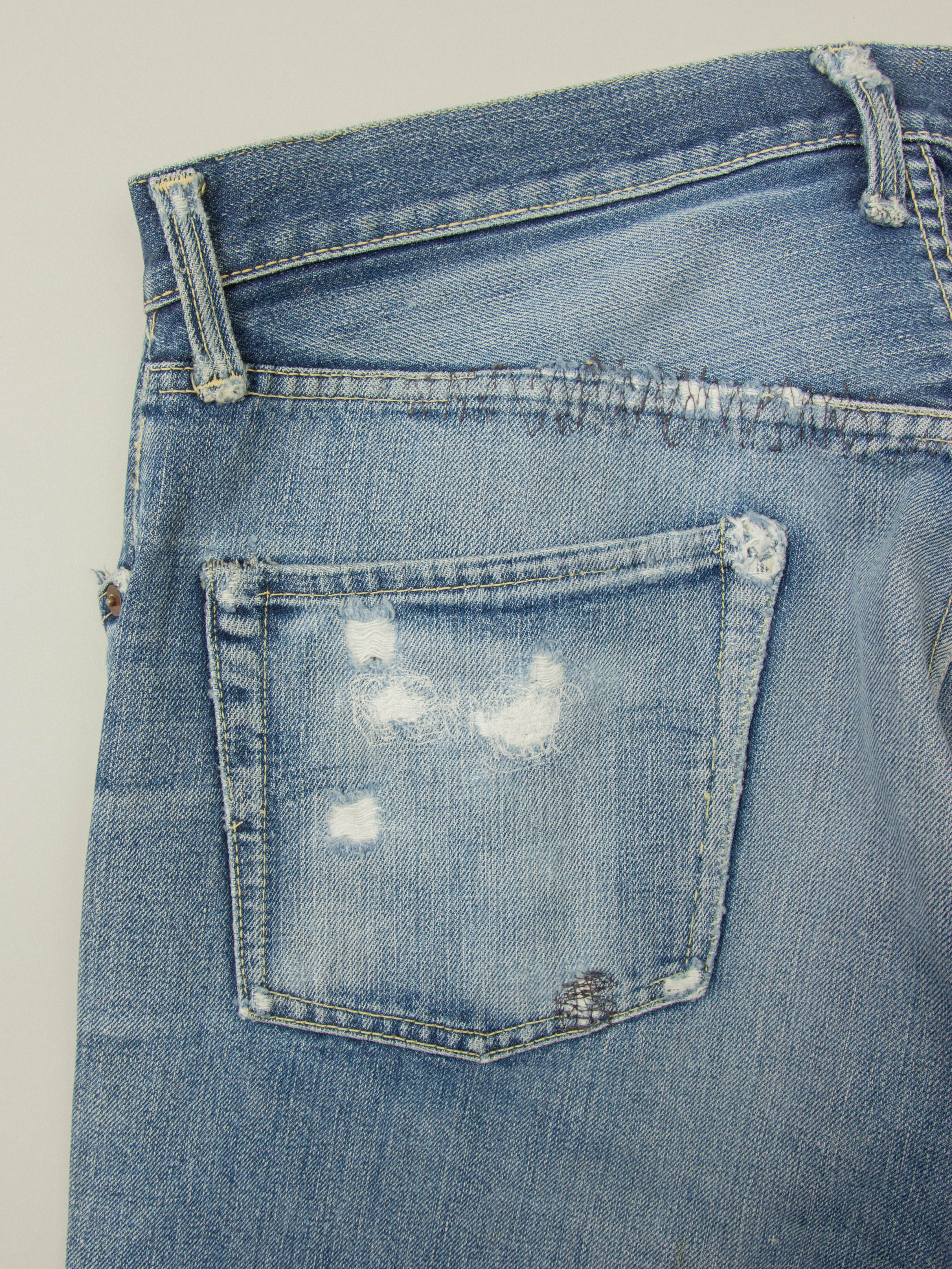 Vtg 1950/60s Levi's 501XX Selvedge Big E Jeans (34x32) - Image 10
