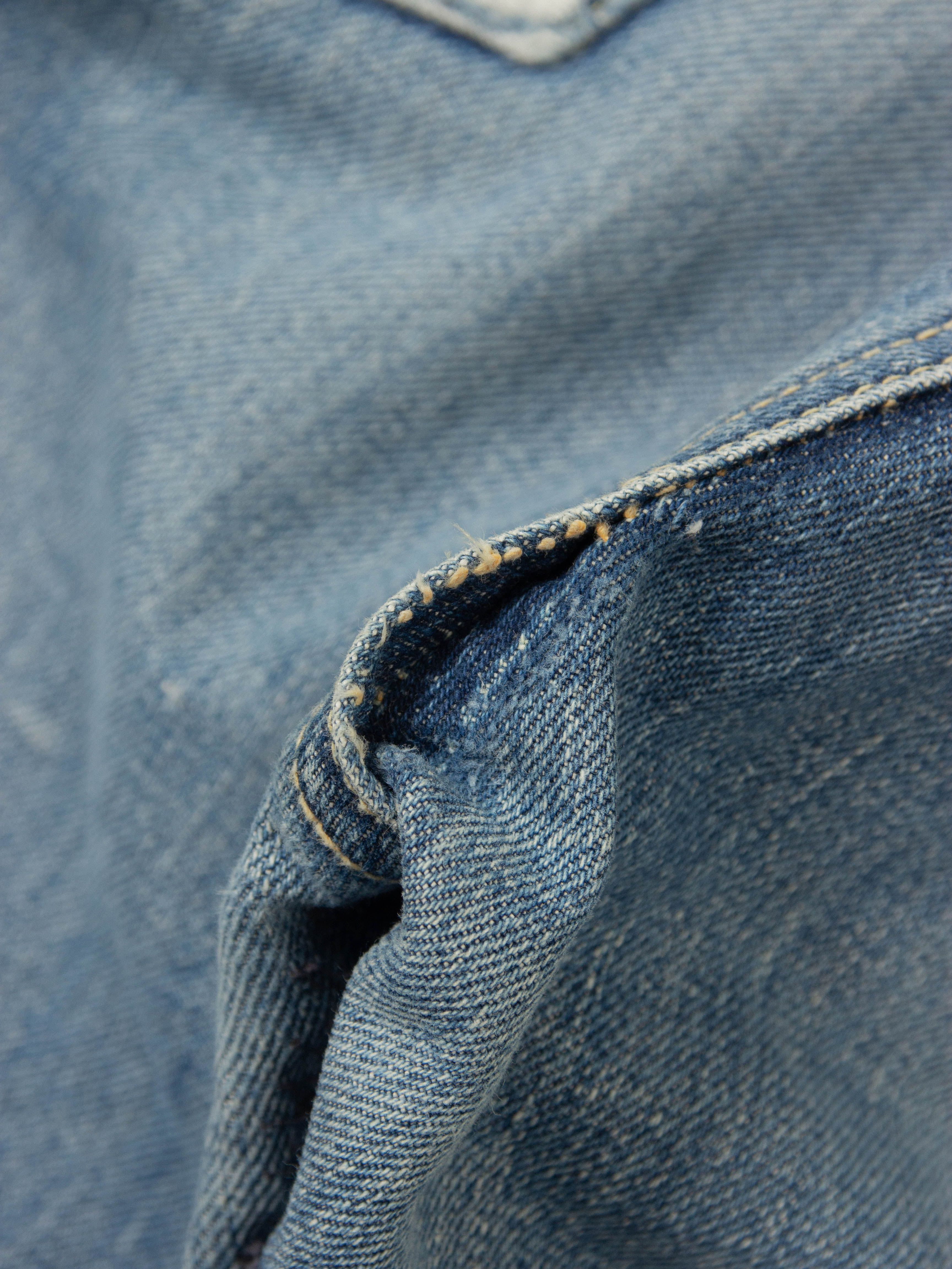Vtg 1950/60s Levi's 501XX Selvedge Big E Jeans (34x32) - Image 11