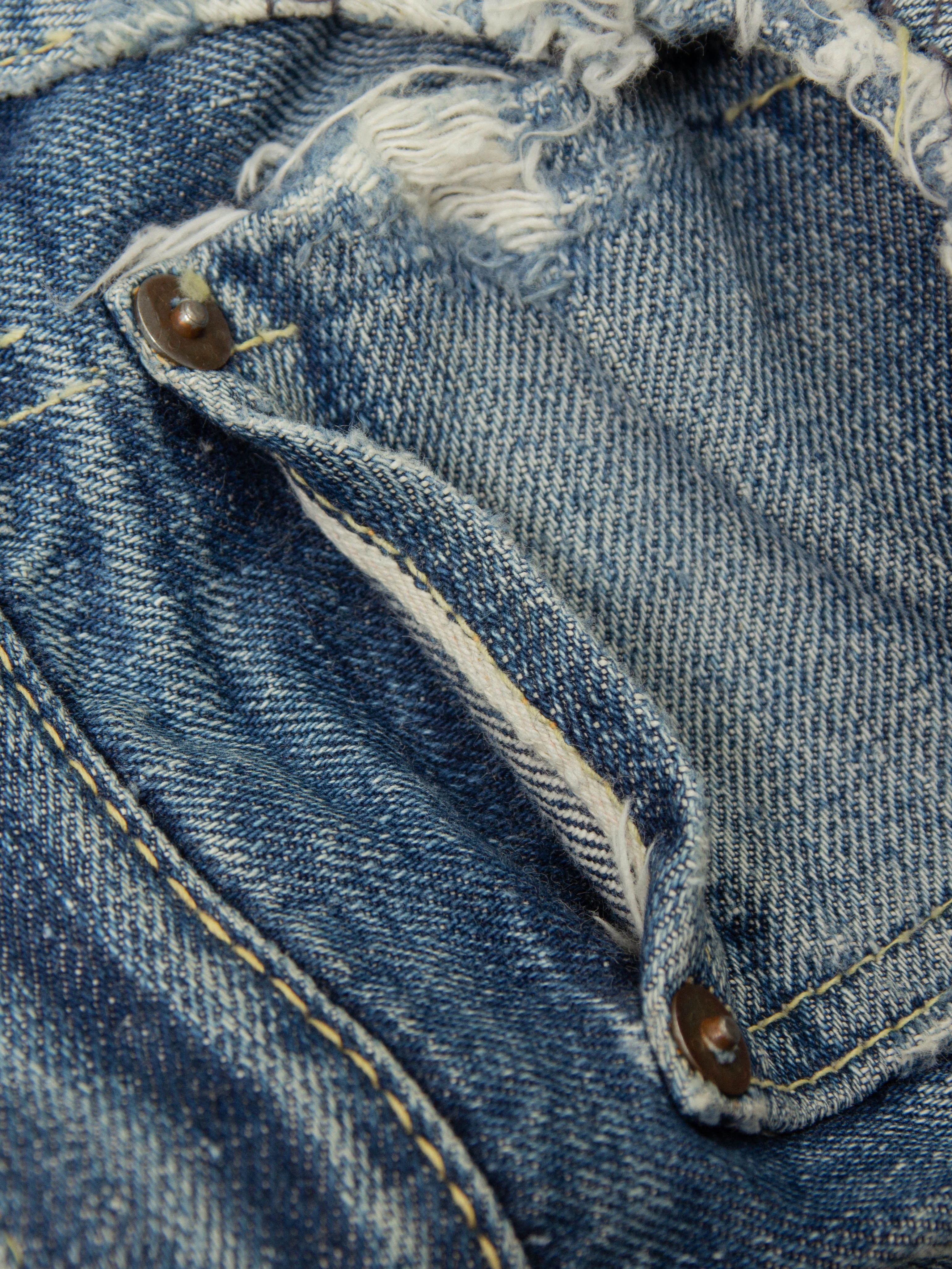 Vtg 1950/60s Levi's 501XX Selvedge Big E Jeans (34x32) - Image 2