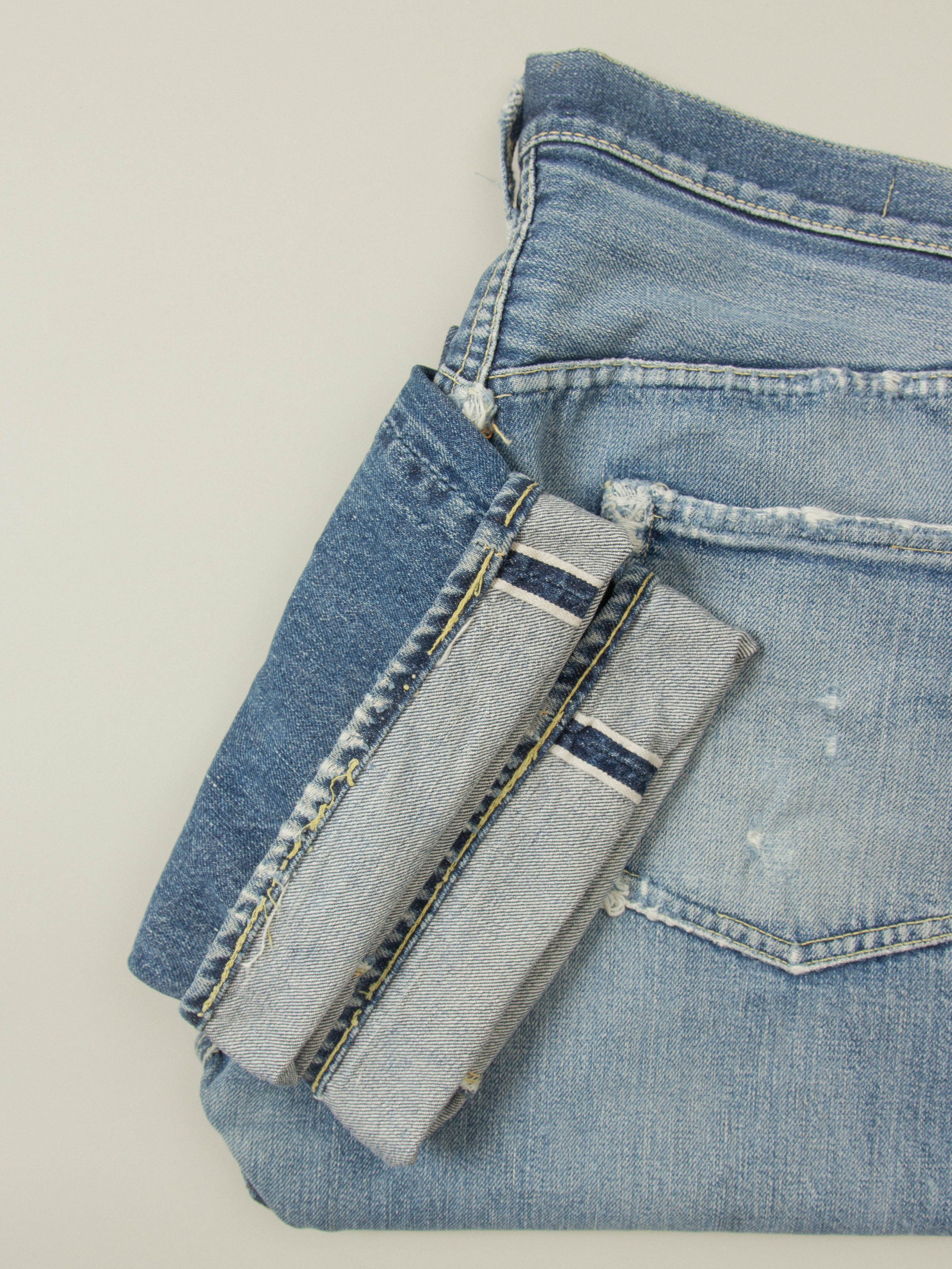 Vtg 1950/60s Levi's 501XX Selvedge Big E Jeans (34x32) - Image 4