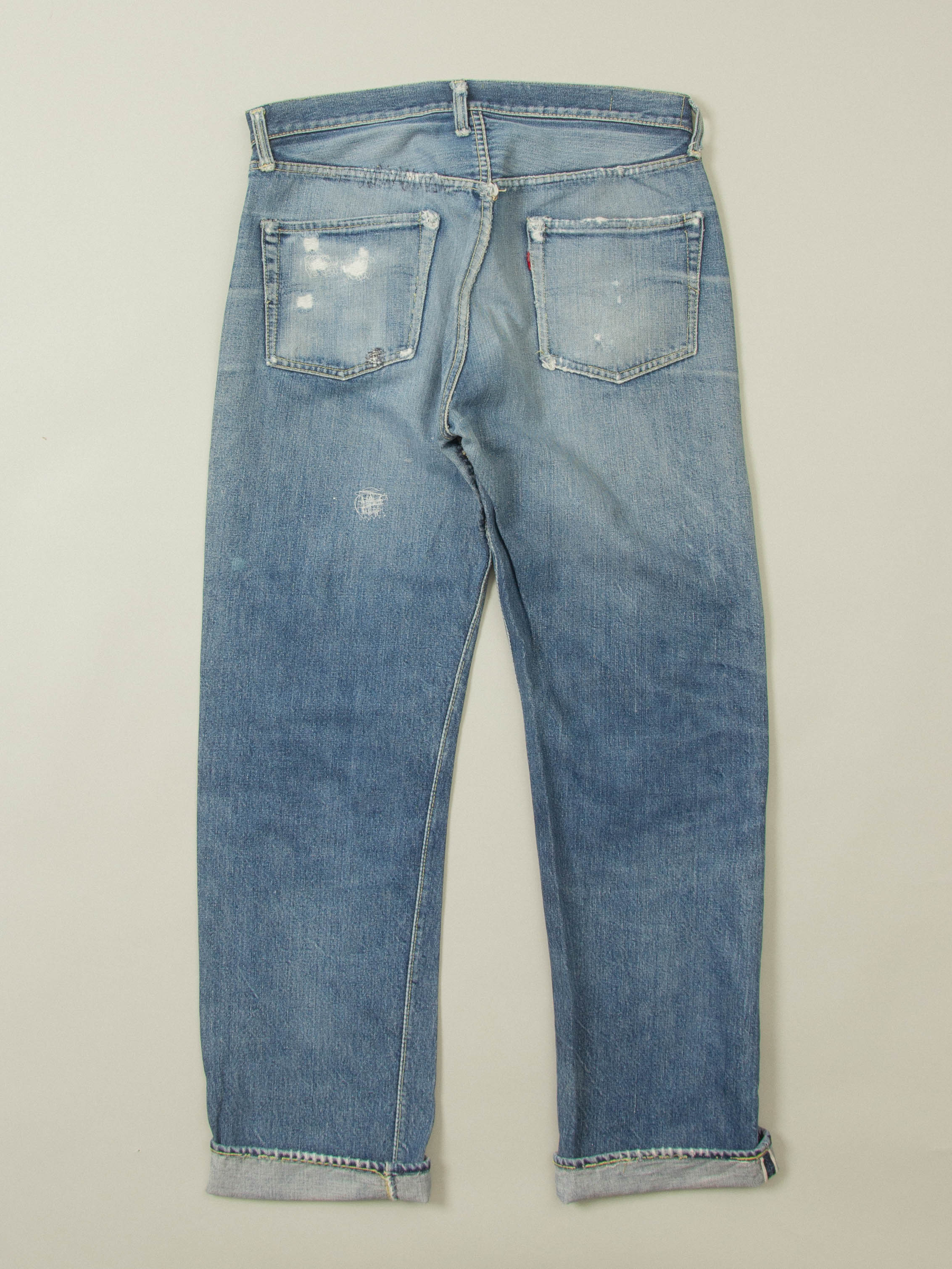 Vtg 1950/60s Levi's 501XX Selvedge Big E Jeans (34x32) - Image 5
