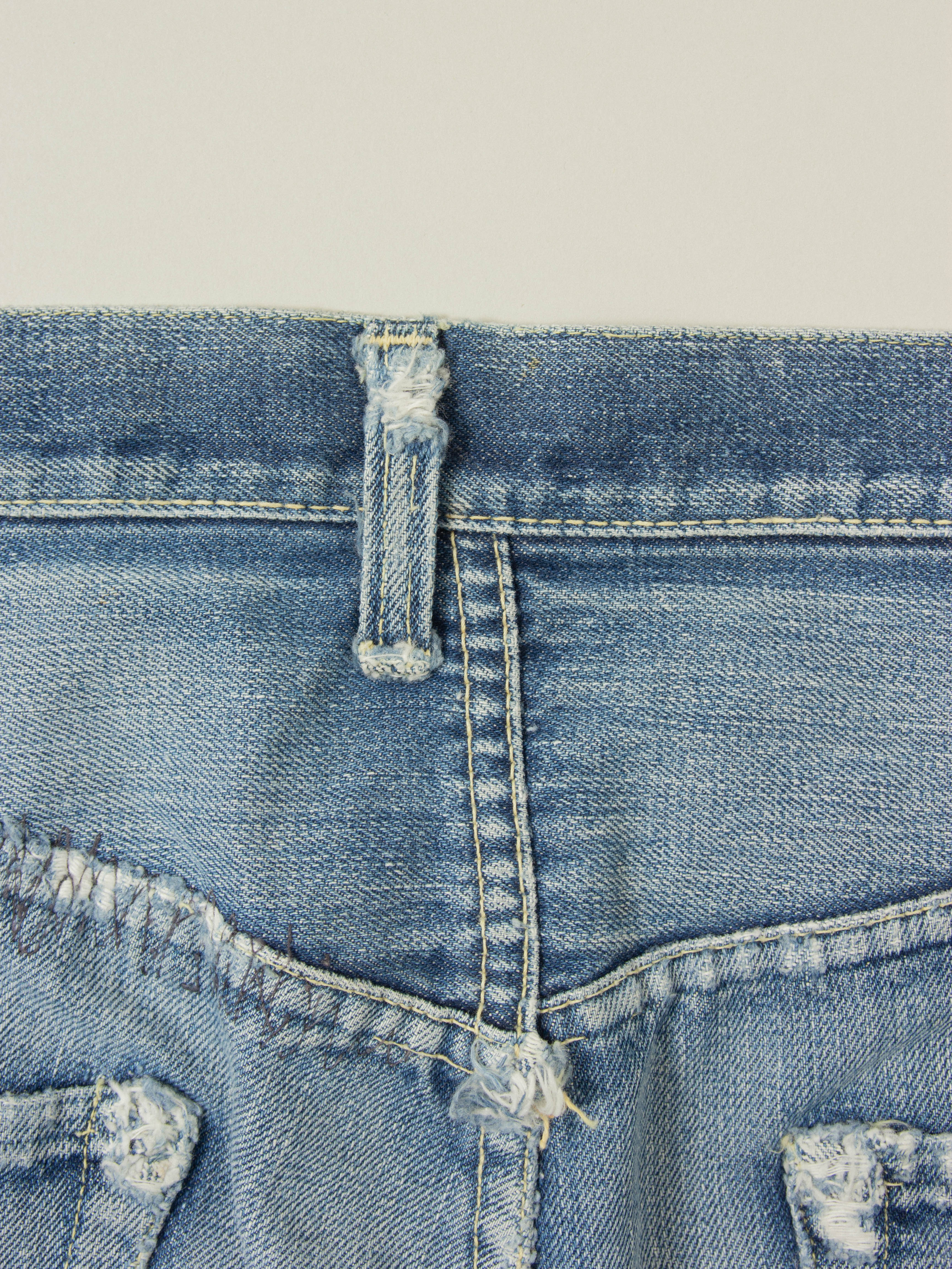Vtg 1950/60s Levi's 501XX Selvedge Big E Jeans (34x32) - Image 6