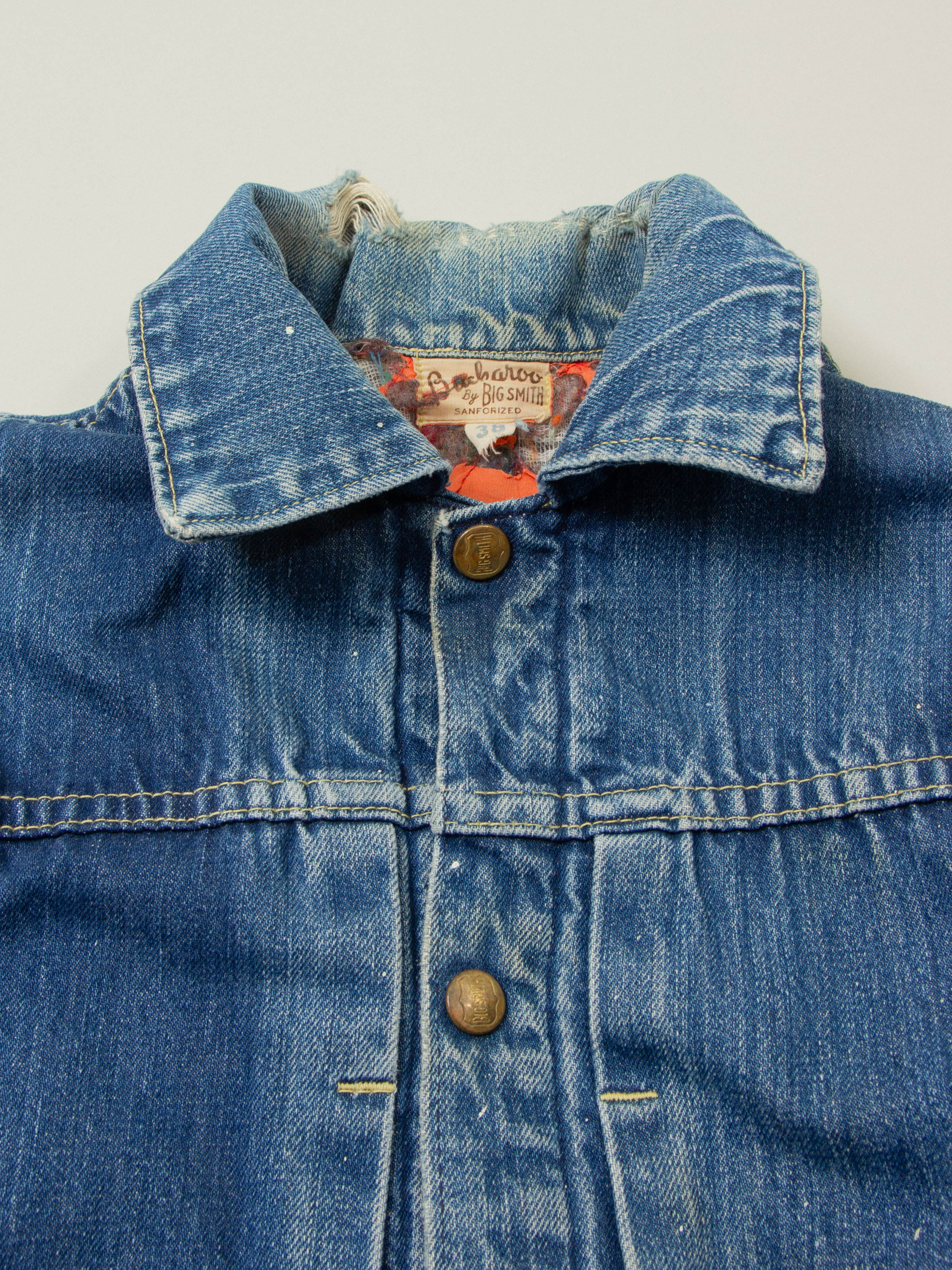 Vtg 1950s 'Buckaroo' Big Smith Type 2 Denim Jacket (XS) - Image 2