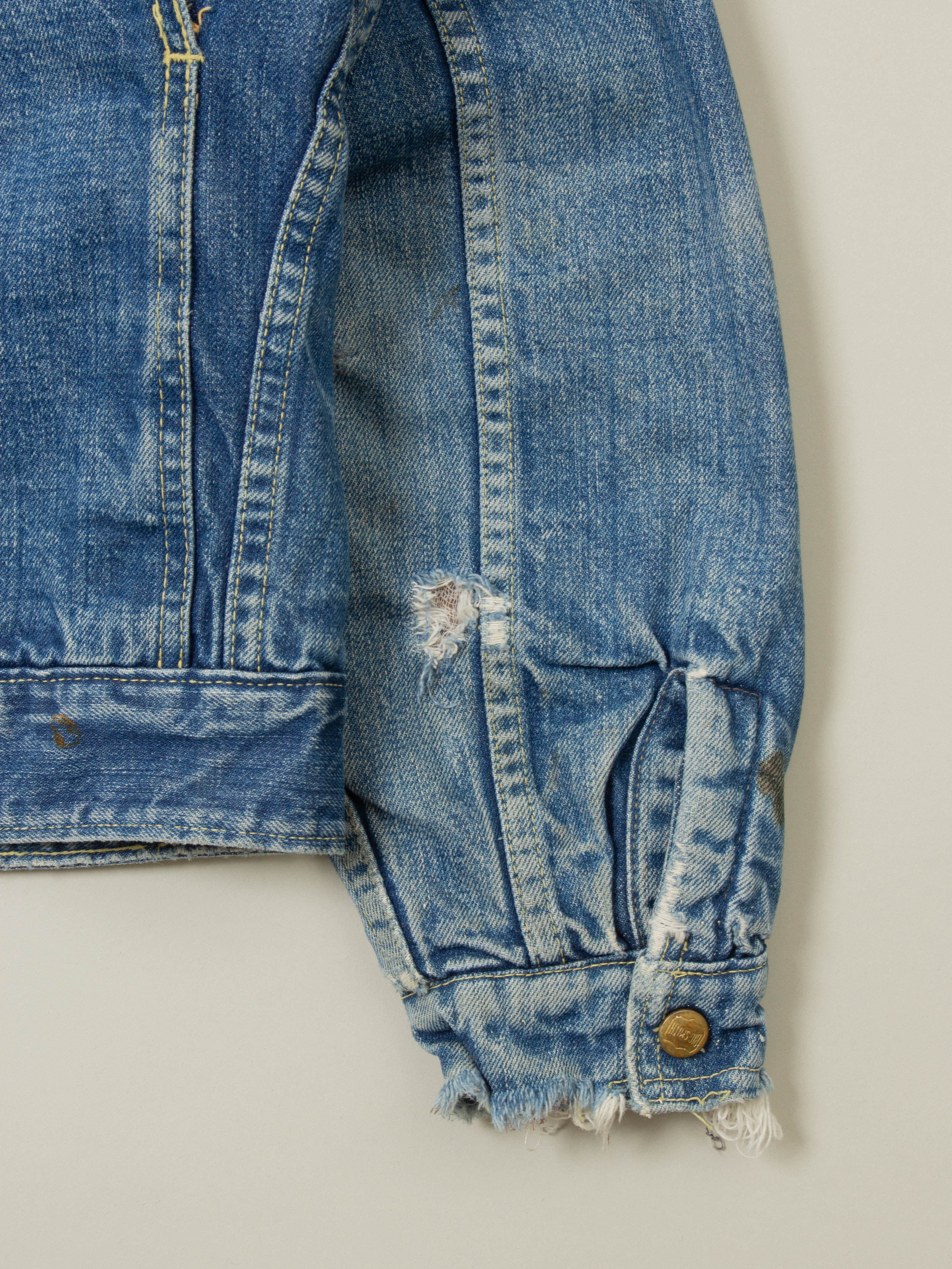 Vtg 1950s 'Buckaroo' Big Smith Type 2 Denim Jacket (XS) - Image 6