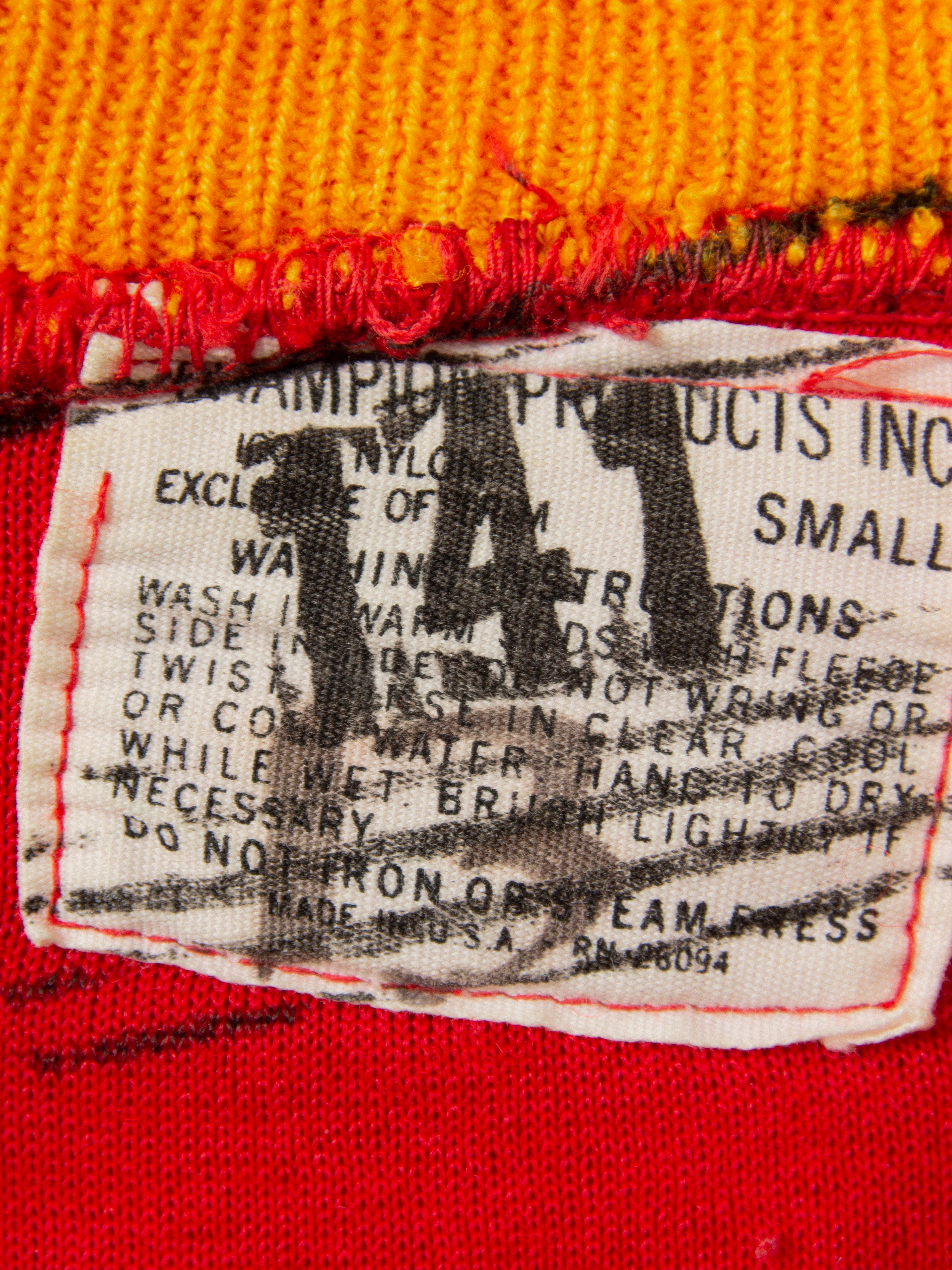 Vtg 1950s Champion Half-Zip Sweater - Made in USA (S) - Image 3