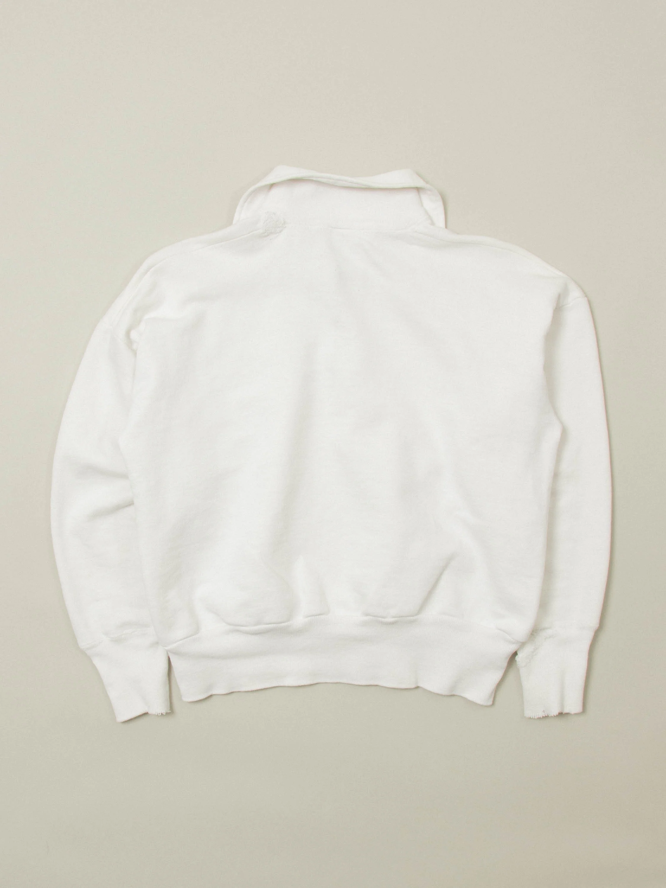 Vtg 1950s Champion 'Running Man' University Quarter Zip (XS) - Image 7