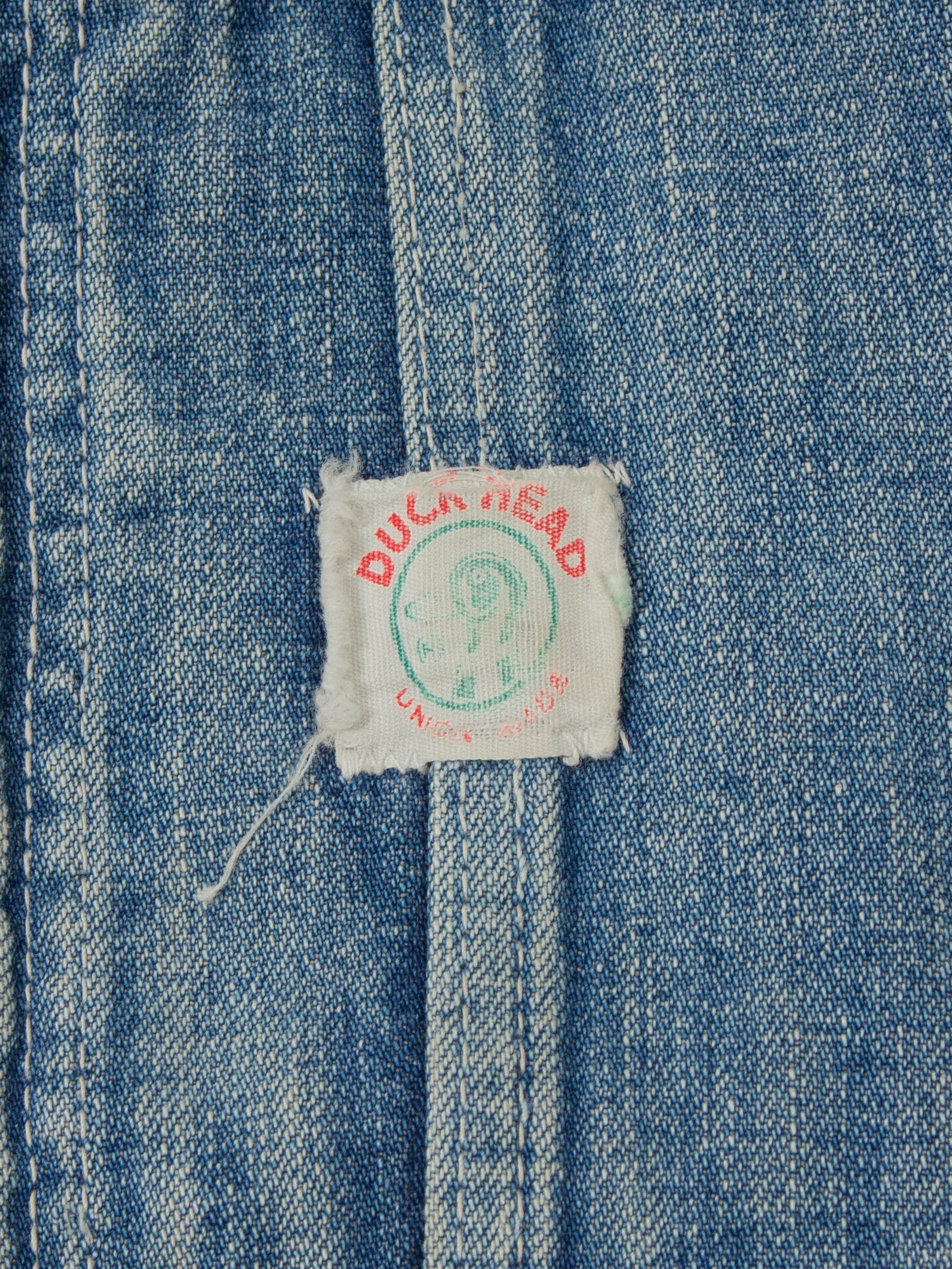 Vtg 1950s Duck Head Denim Overalls (S) - Image 5