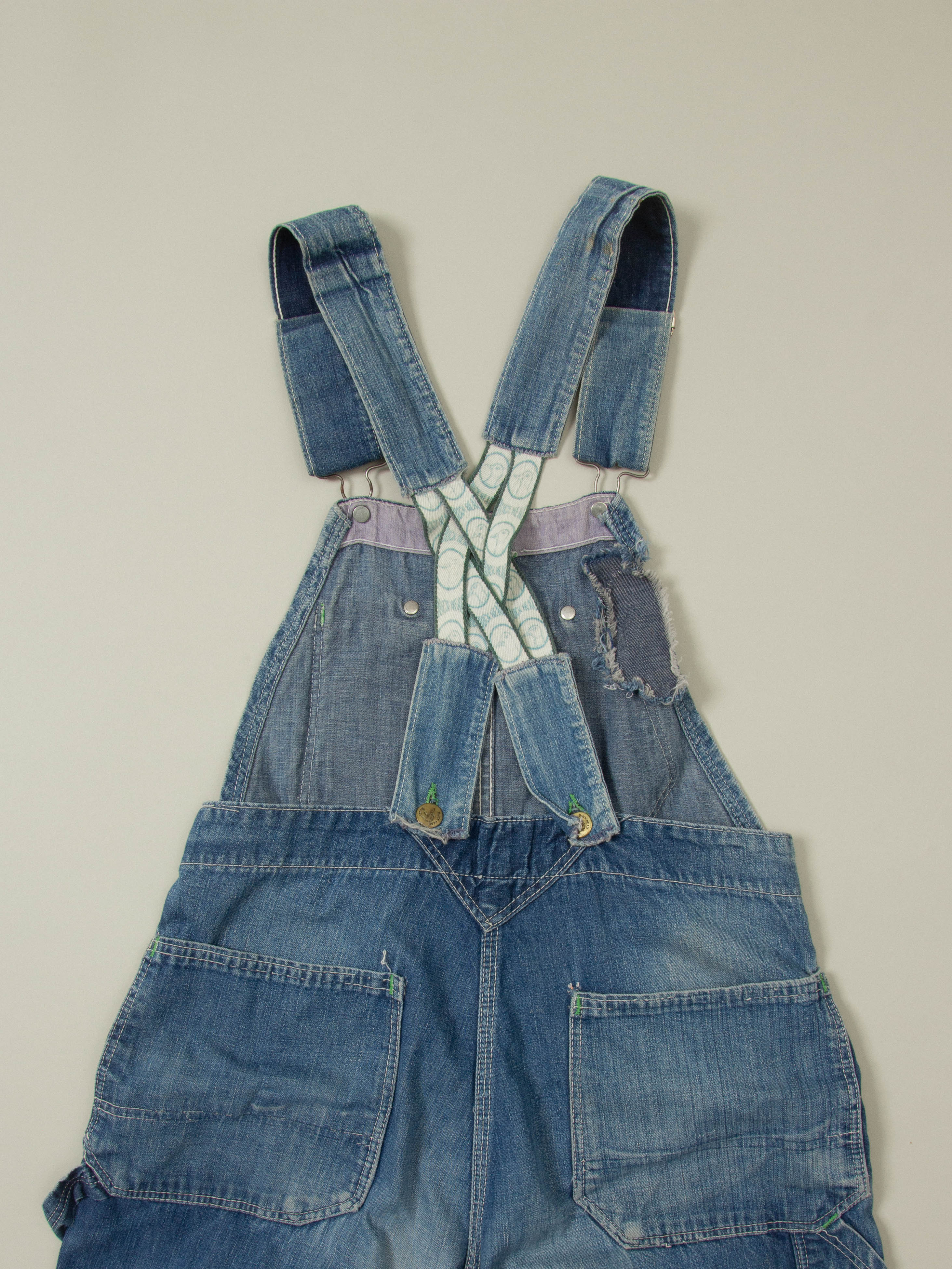 Vtg 1950s Duck Head Denim Overalls (S) - Image 8
