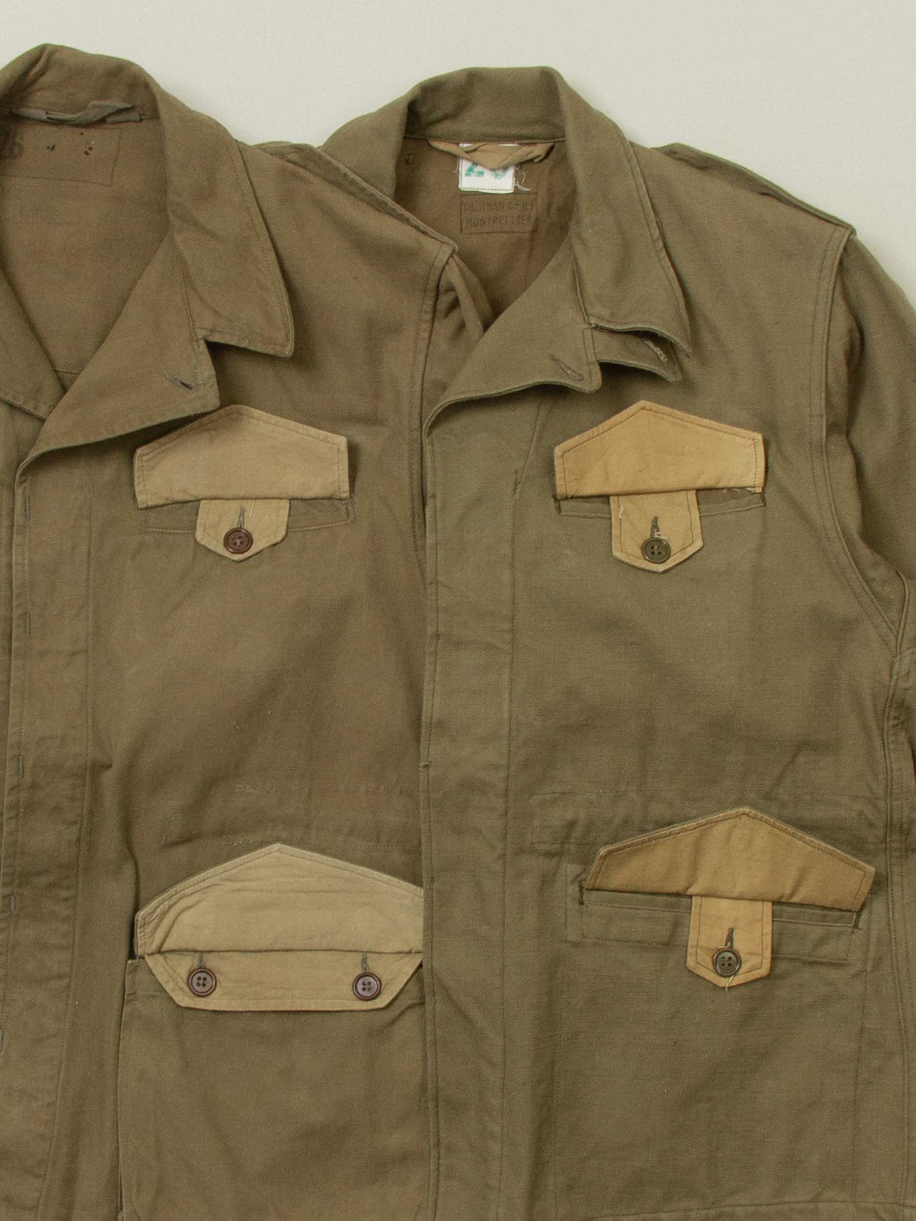 Vtg 1950s French Army M-47 Field Jacket - Image 4