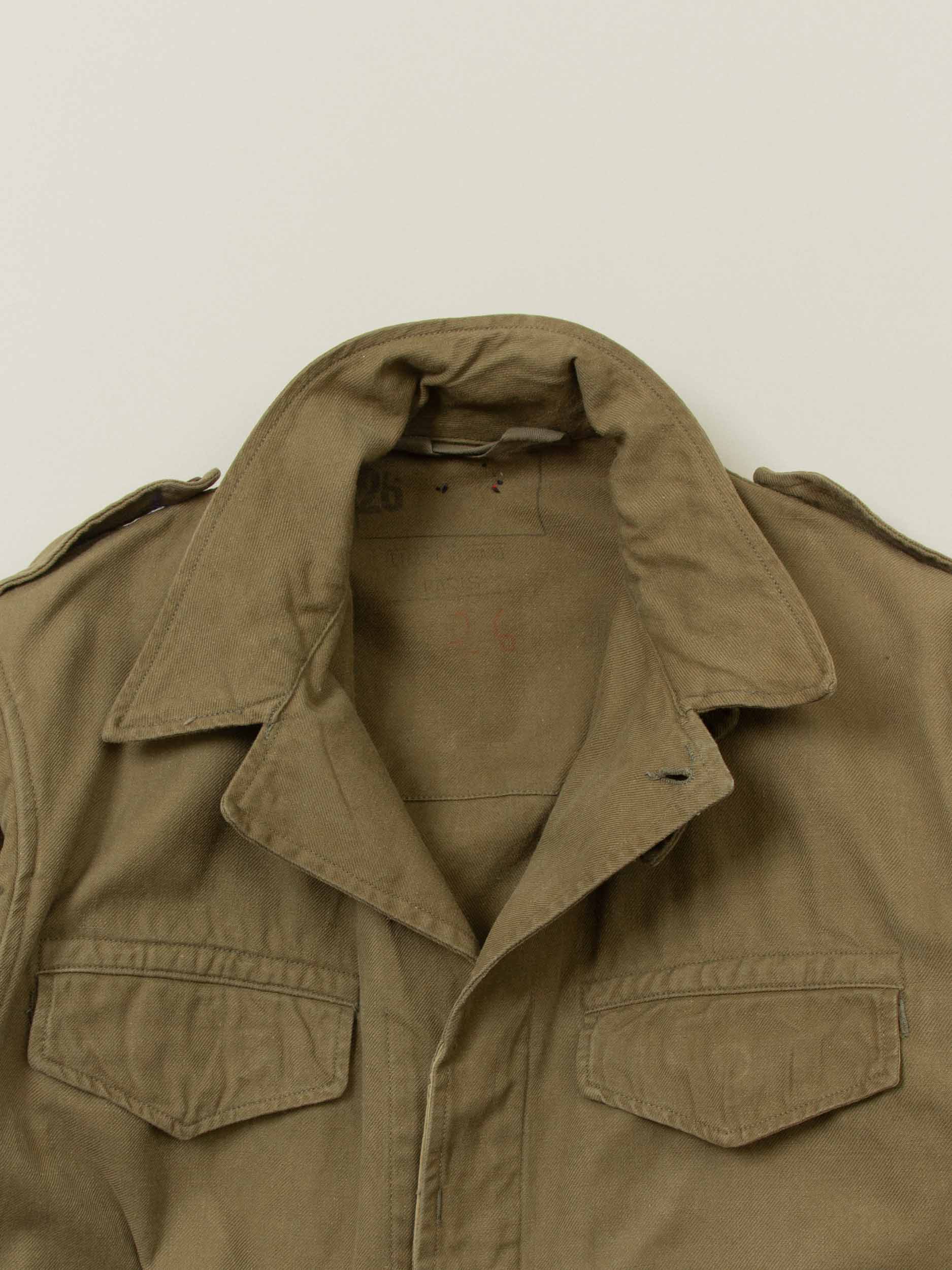 Vtg 1950s French Army M-47 Field Jacket - Image 6