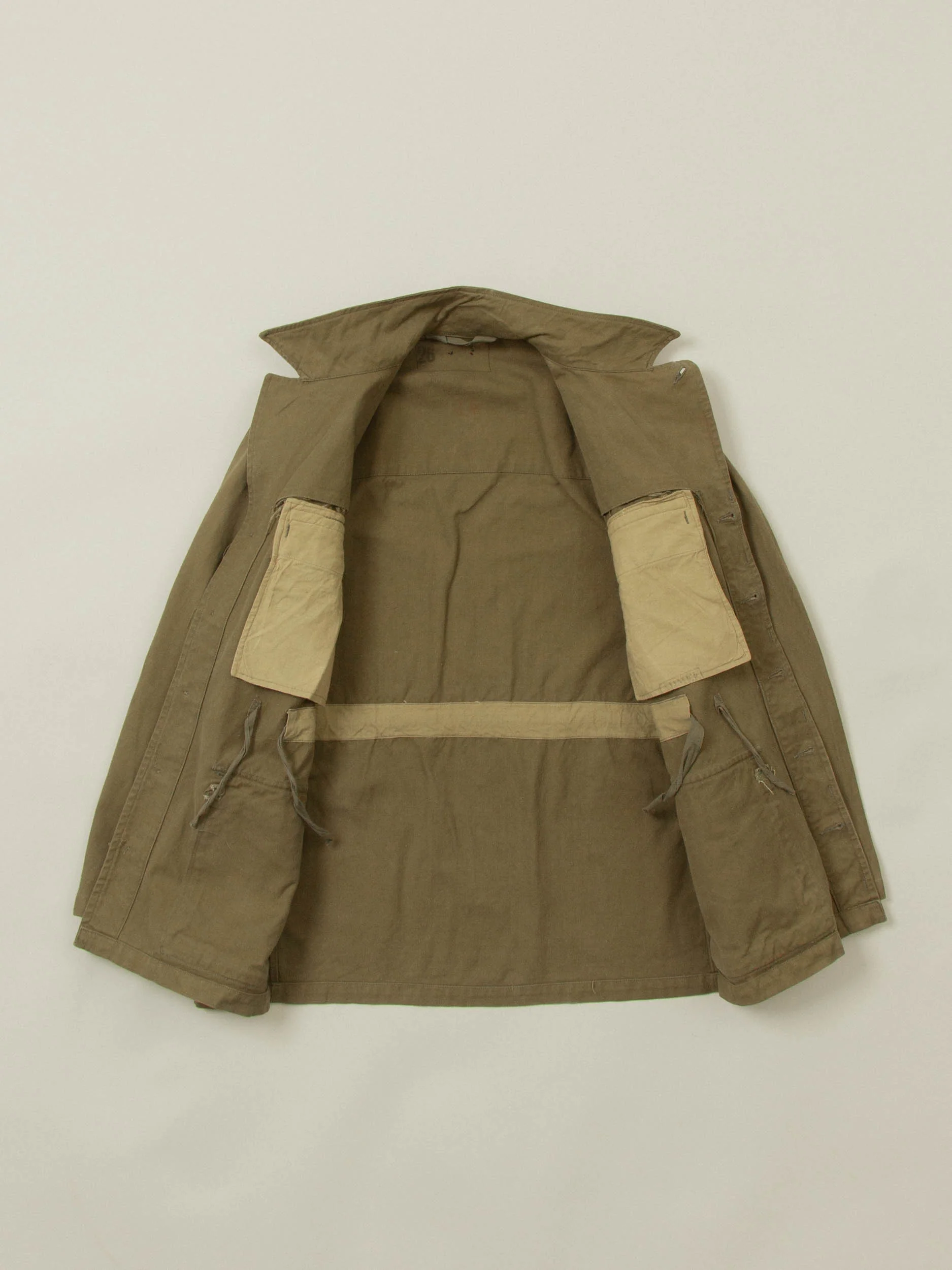 Vtg 1950s French Army M-47 Field Jacket - Image 8