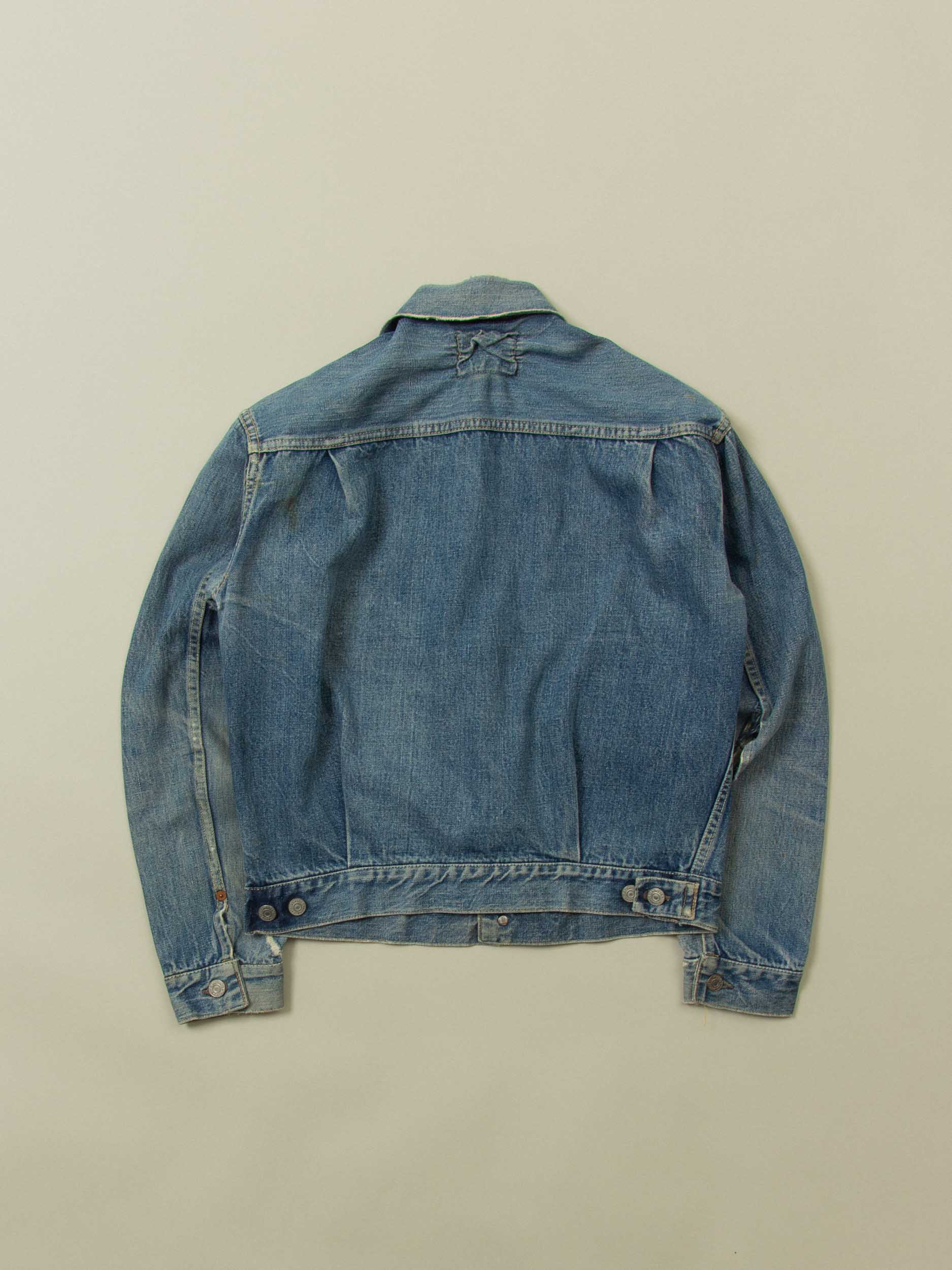 Vtg 1950s Levi's Big E Type II Denim Jacket – Made in USA (S) - Image 10