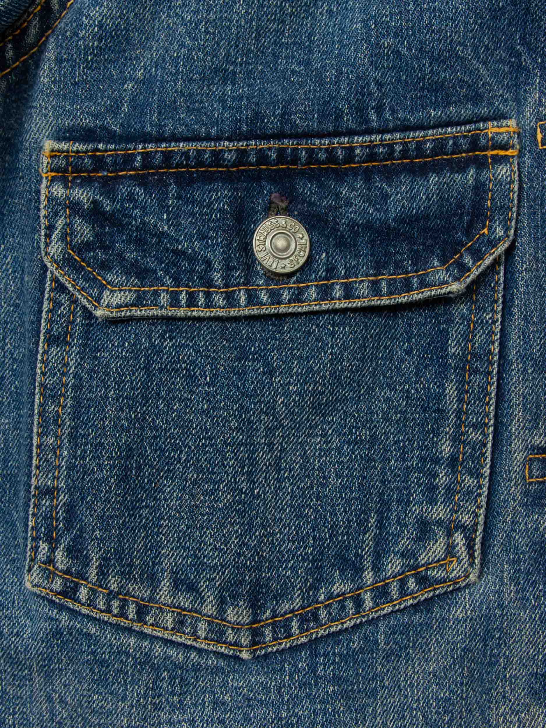 Vtg 1950s Levi's Big E Type II Denim Jacket – Made in USA (S) - Image 12