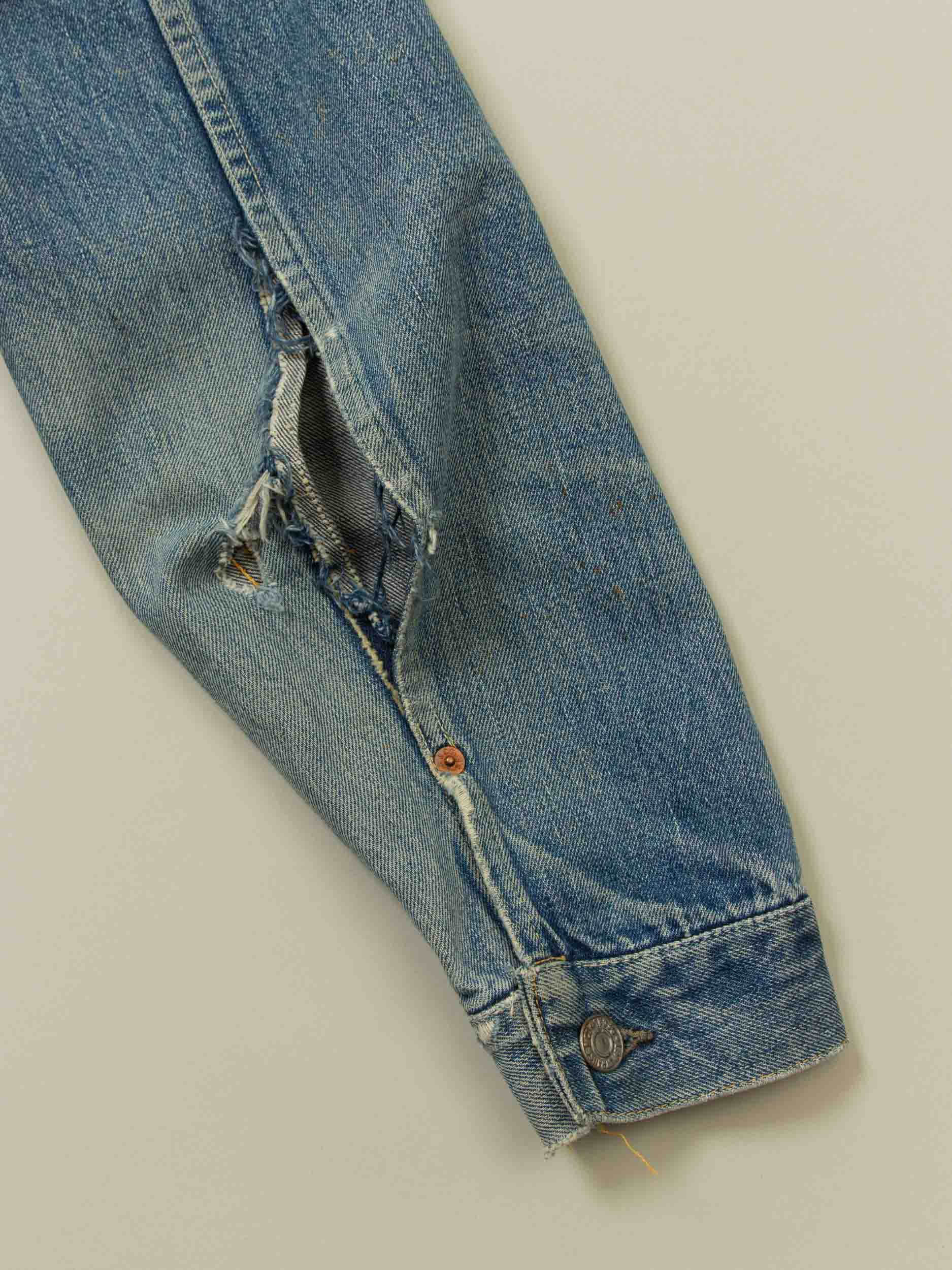 Vtg 1950s Levi's Big E Type II Denim Jacket – Made in USA (S) - Image 14