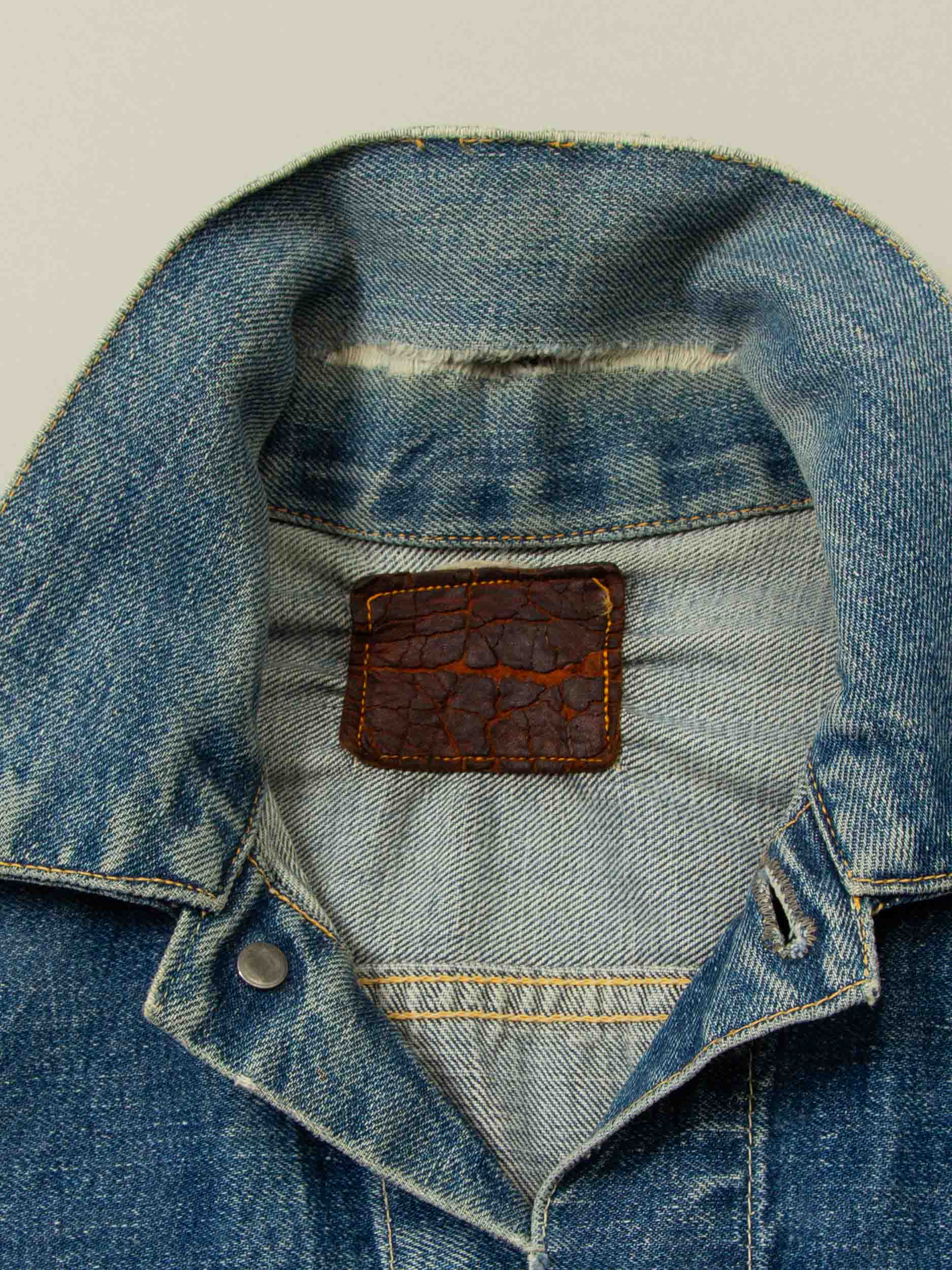 Vtg 1950s Levi's Big E Type II Denim Jacket – Made in USA (S) - Image 2